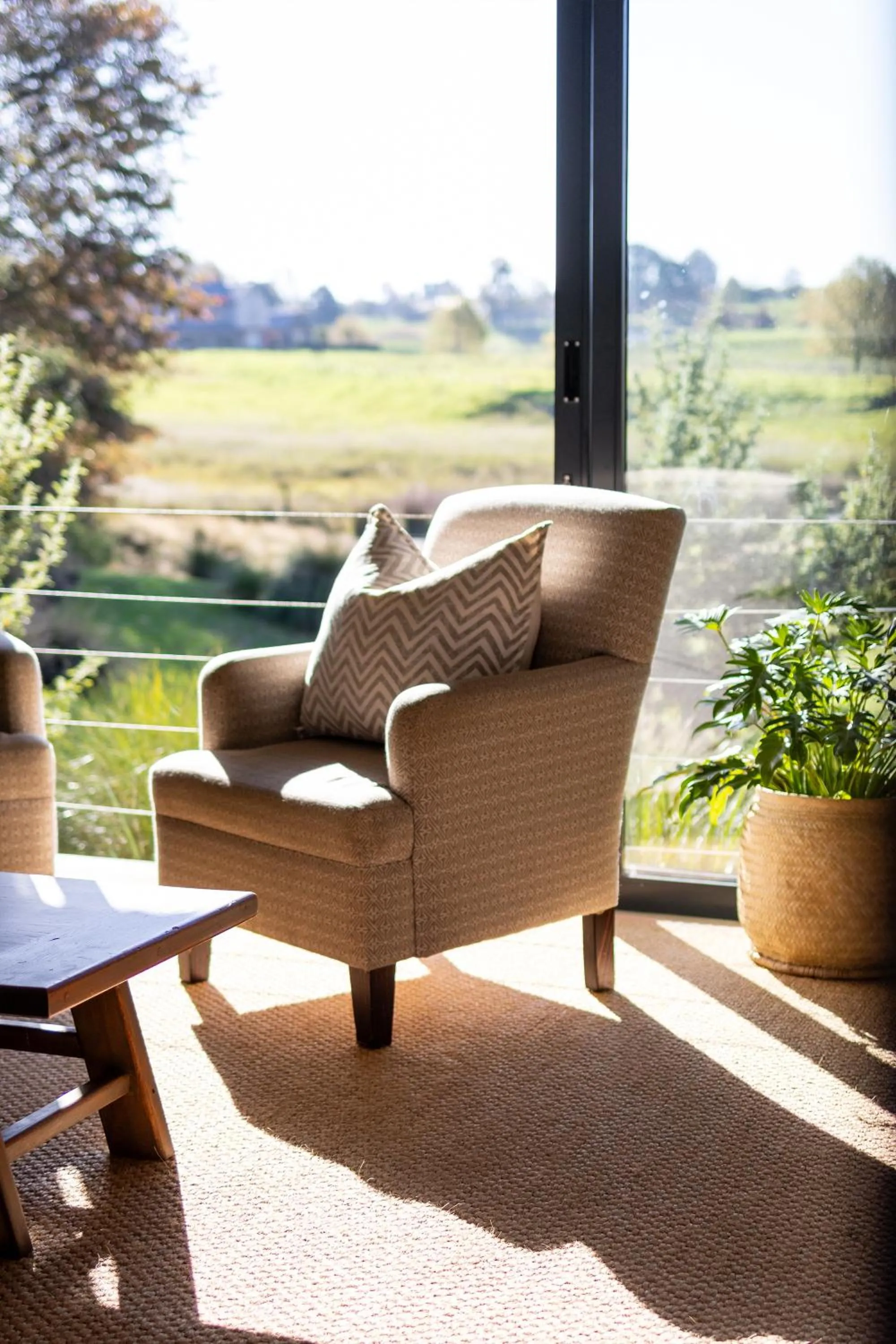 Seating area in Gowrie Farm Golf Lodge