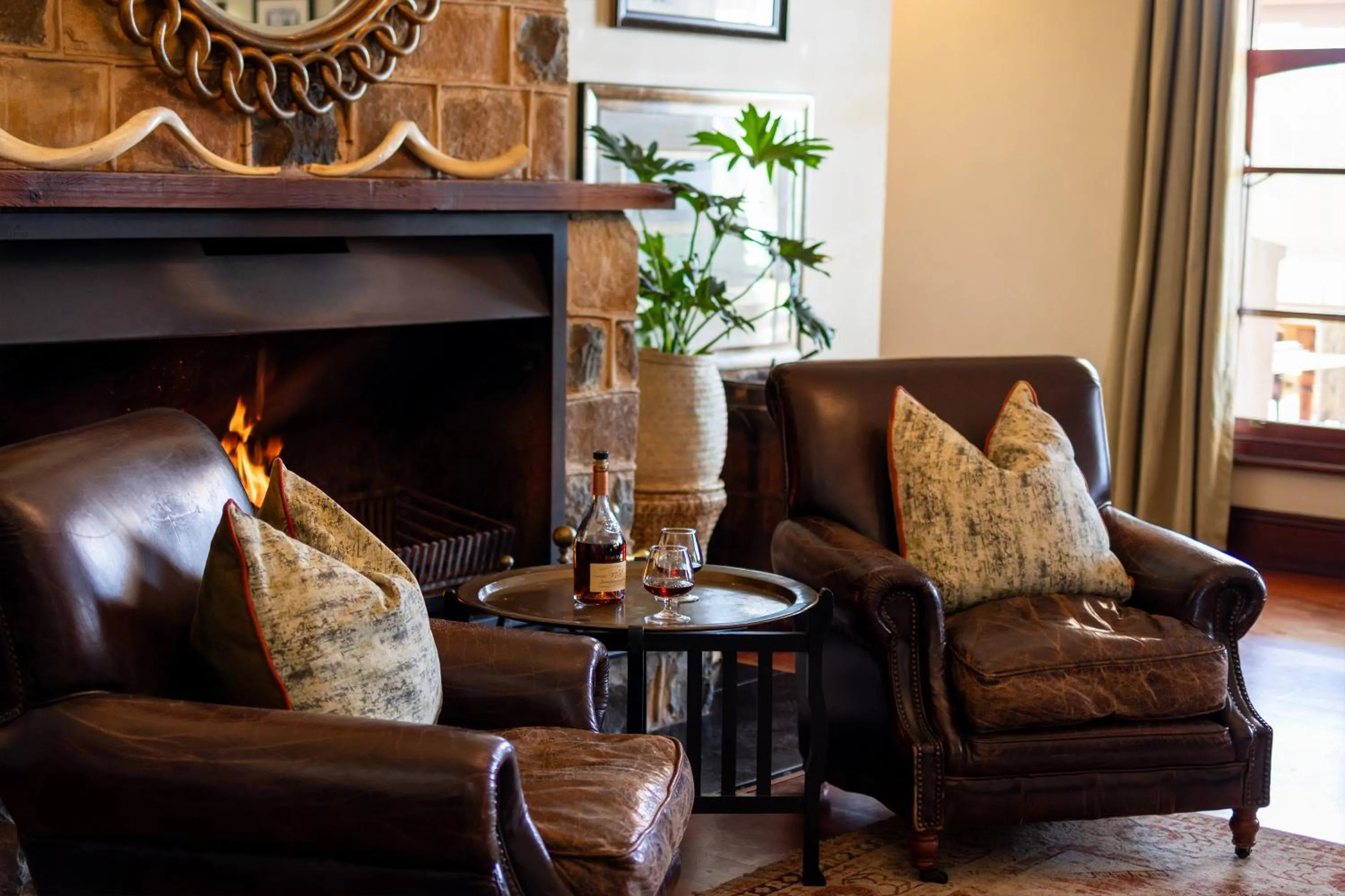 Seating area in Gowrie Farm Golf Lodge