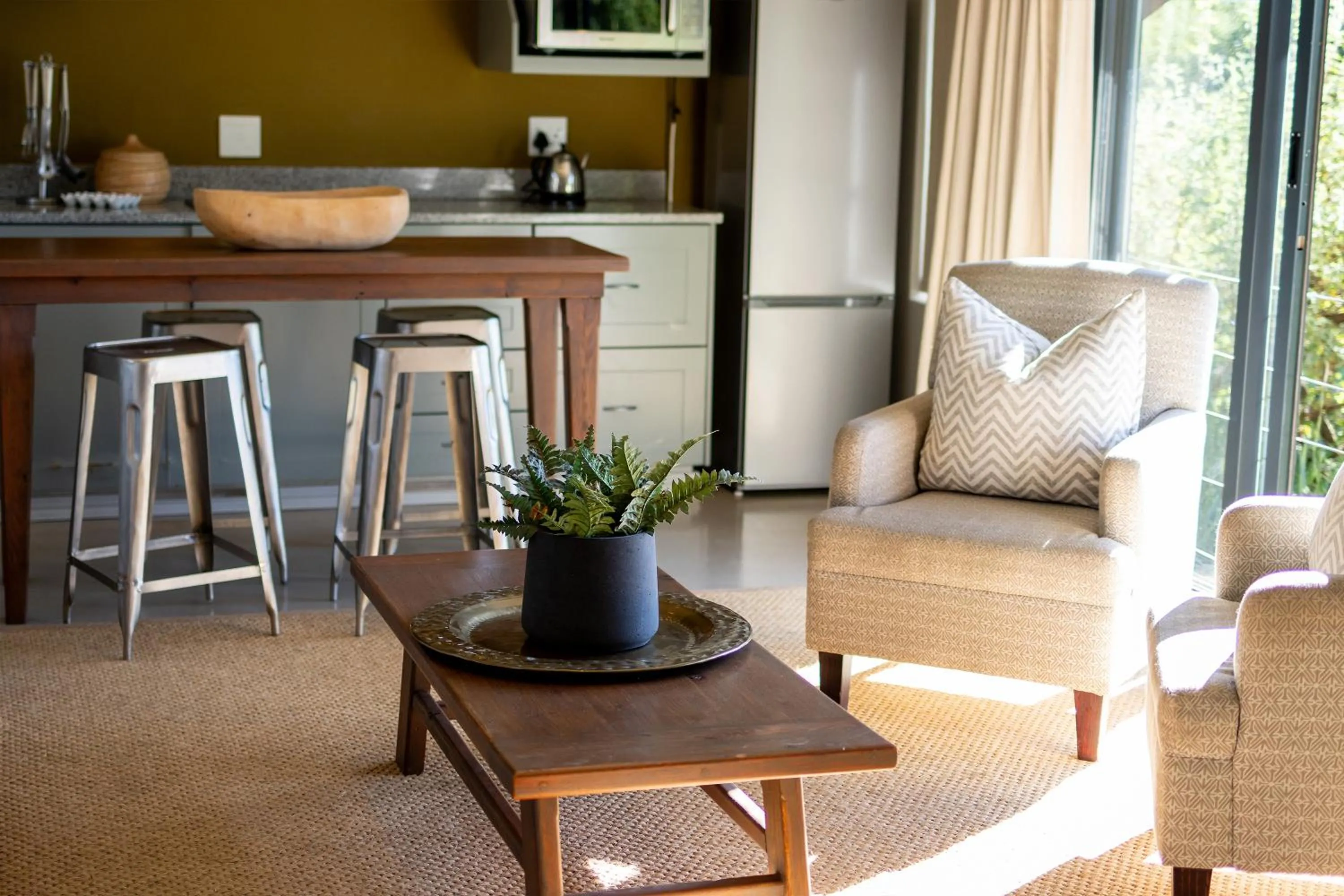 Seating area in Gowrie Farm Golf Lodge