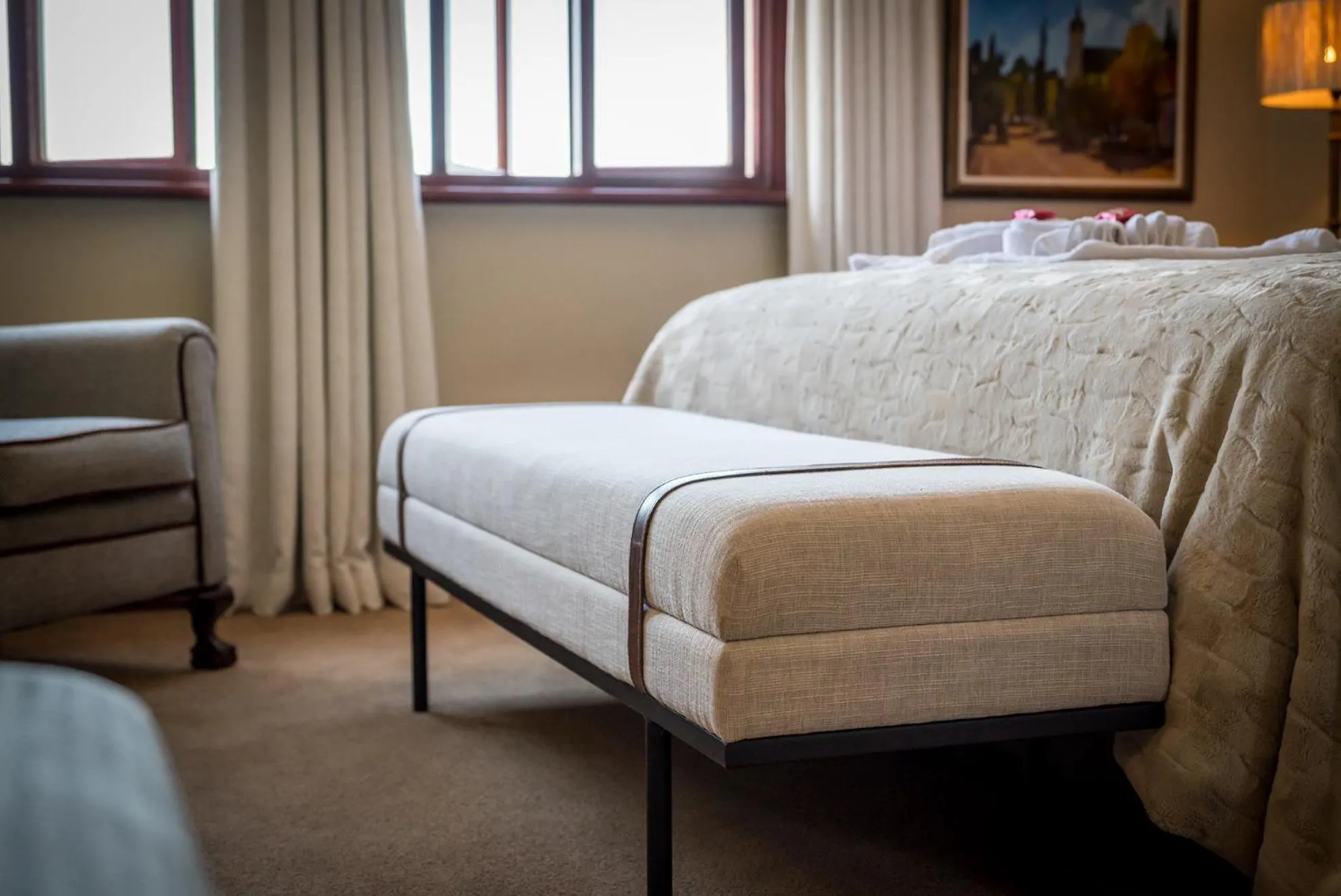 Bed in Gowrie Farm Golf Lodge