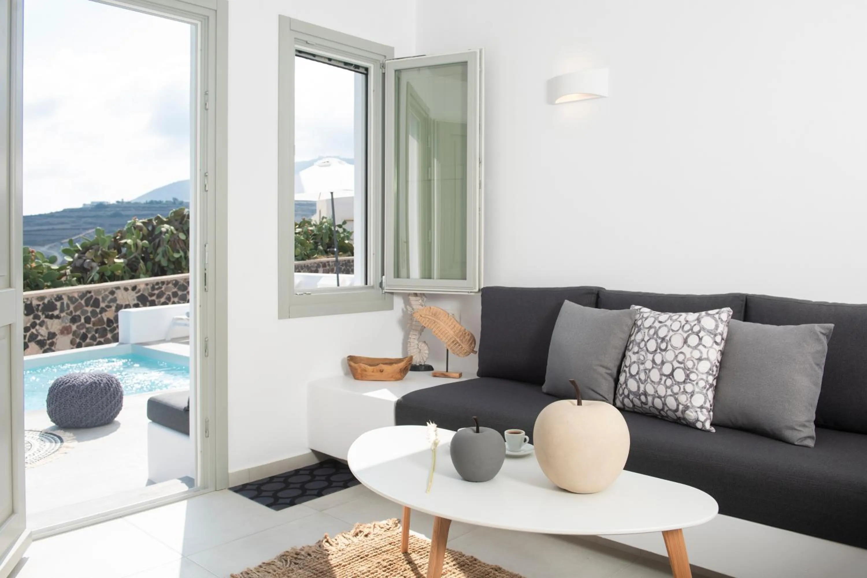 Pool view in White Orchid Suites