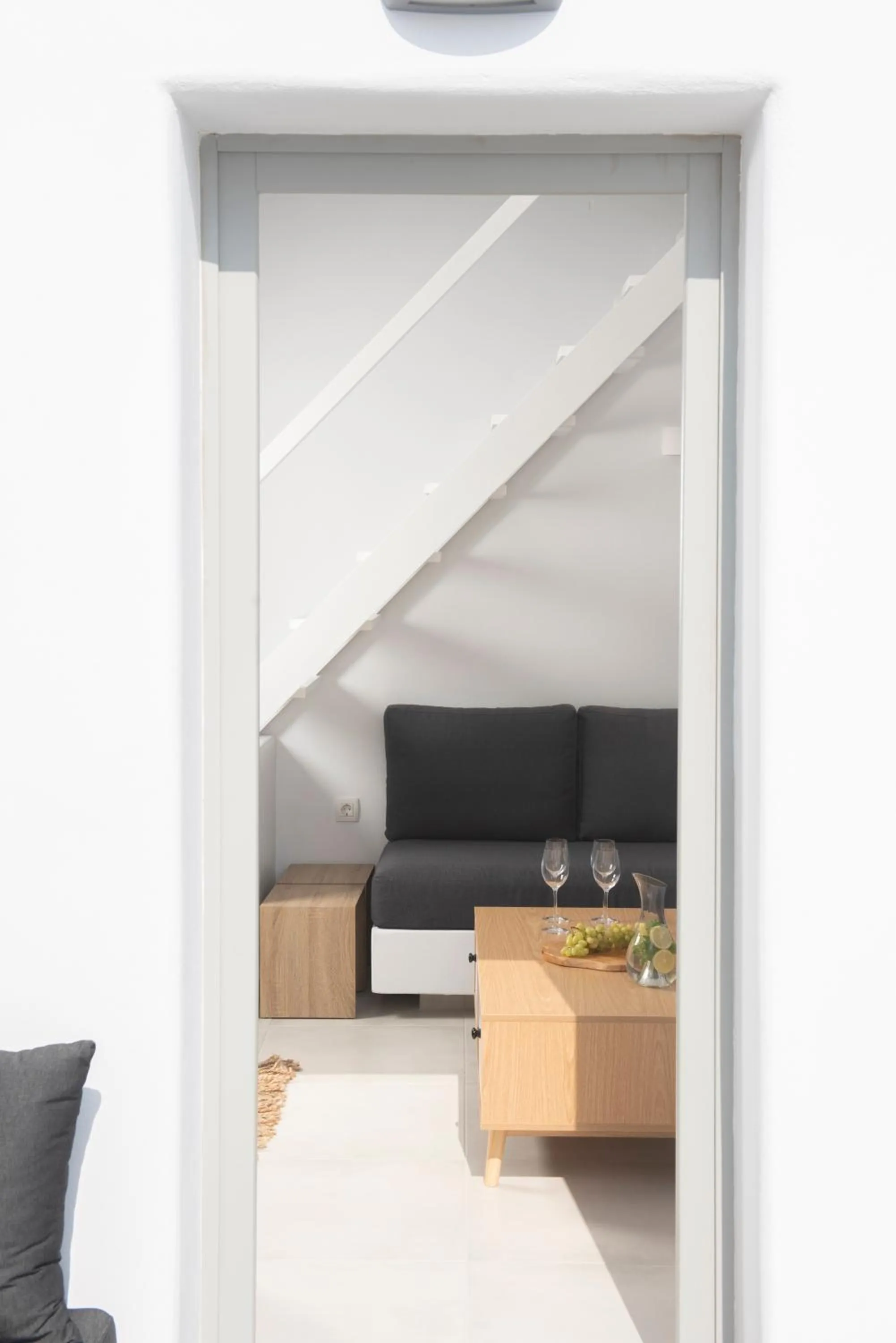 Living room in White Orchid Suites