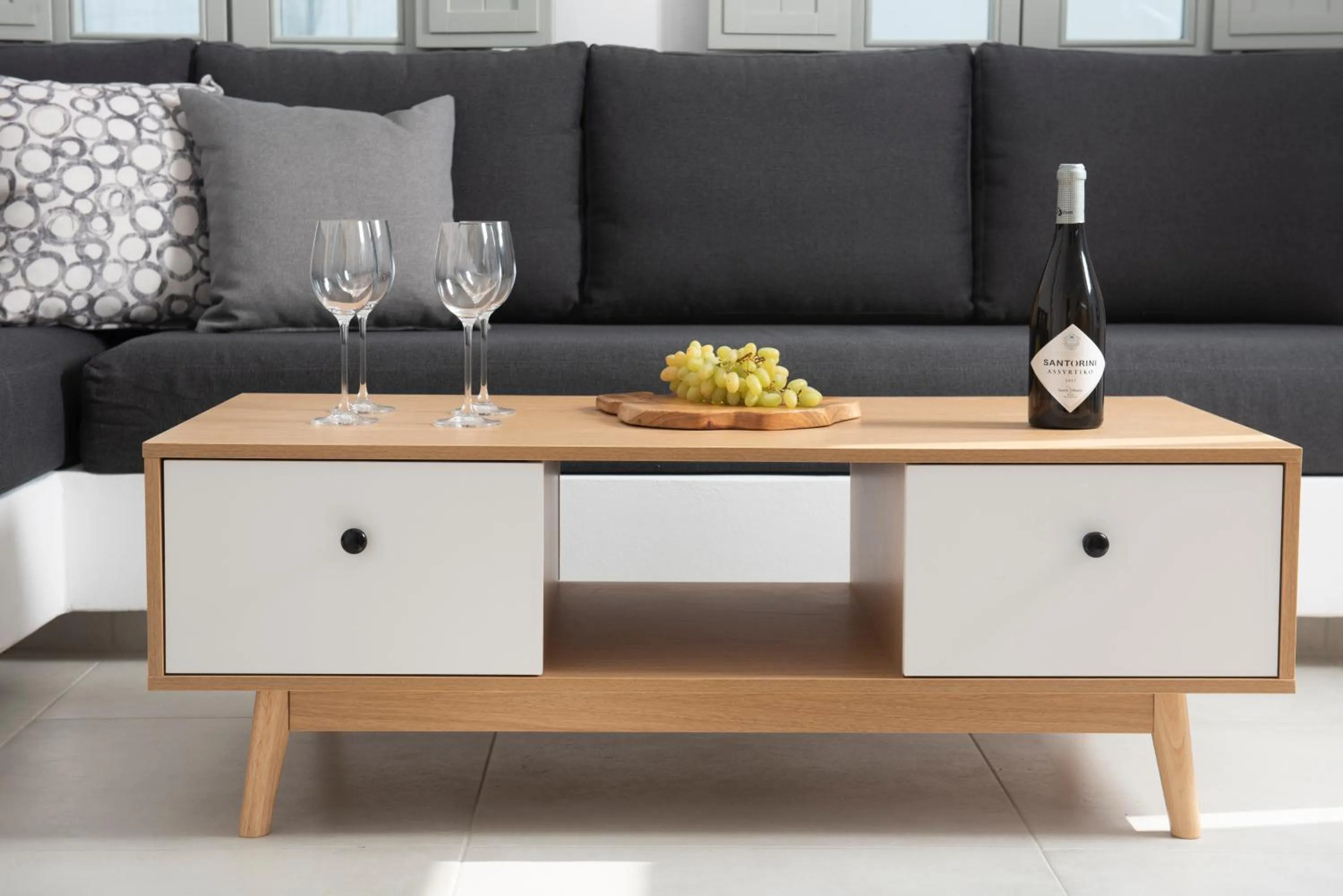 Living room in White Orchid Suites