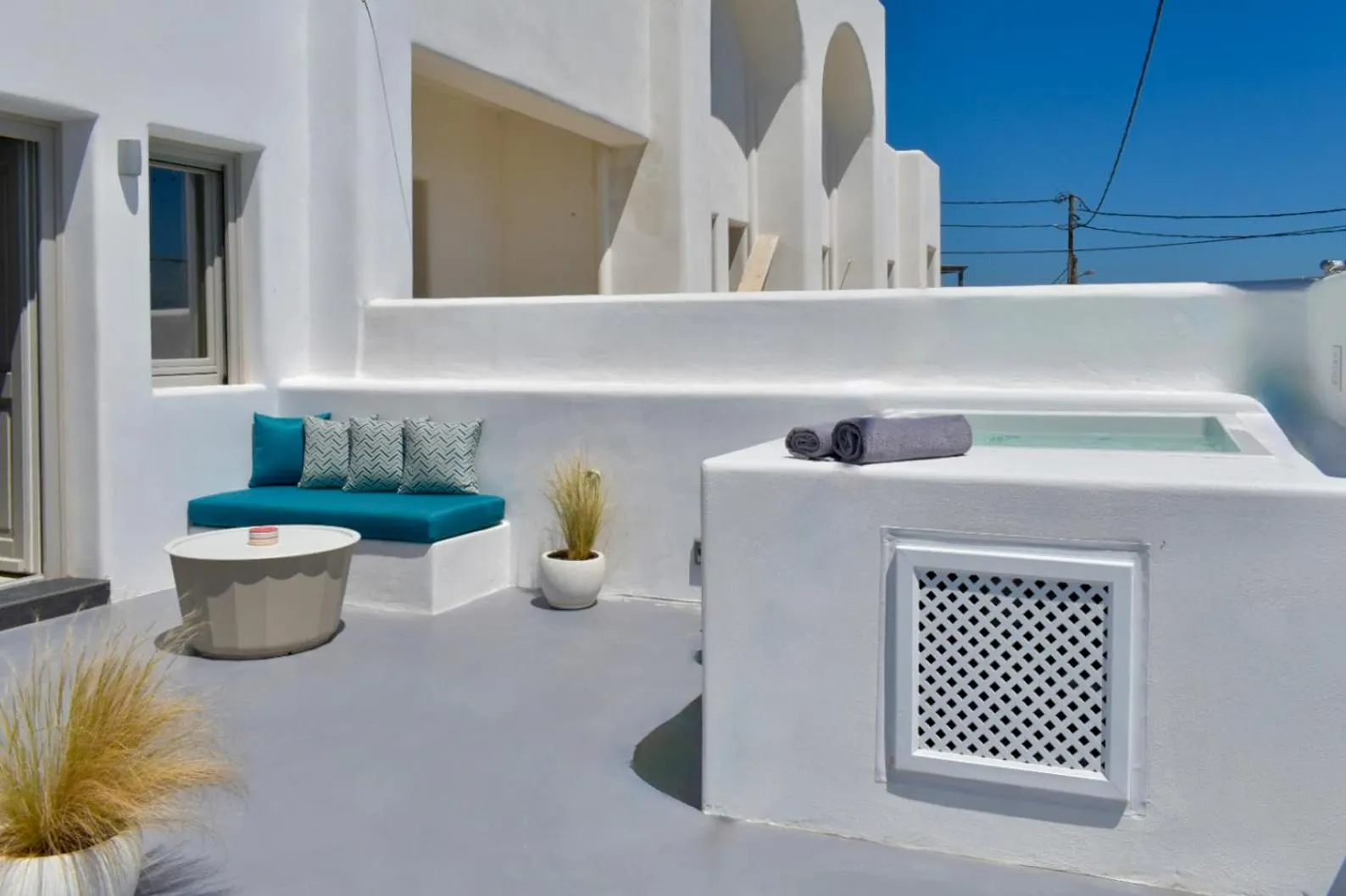 Patio in White Orchid Suites