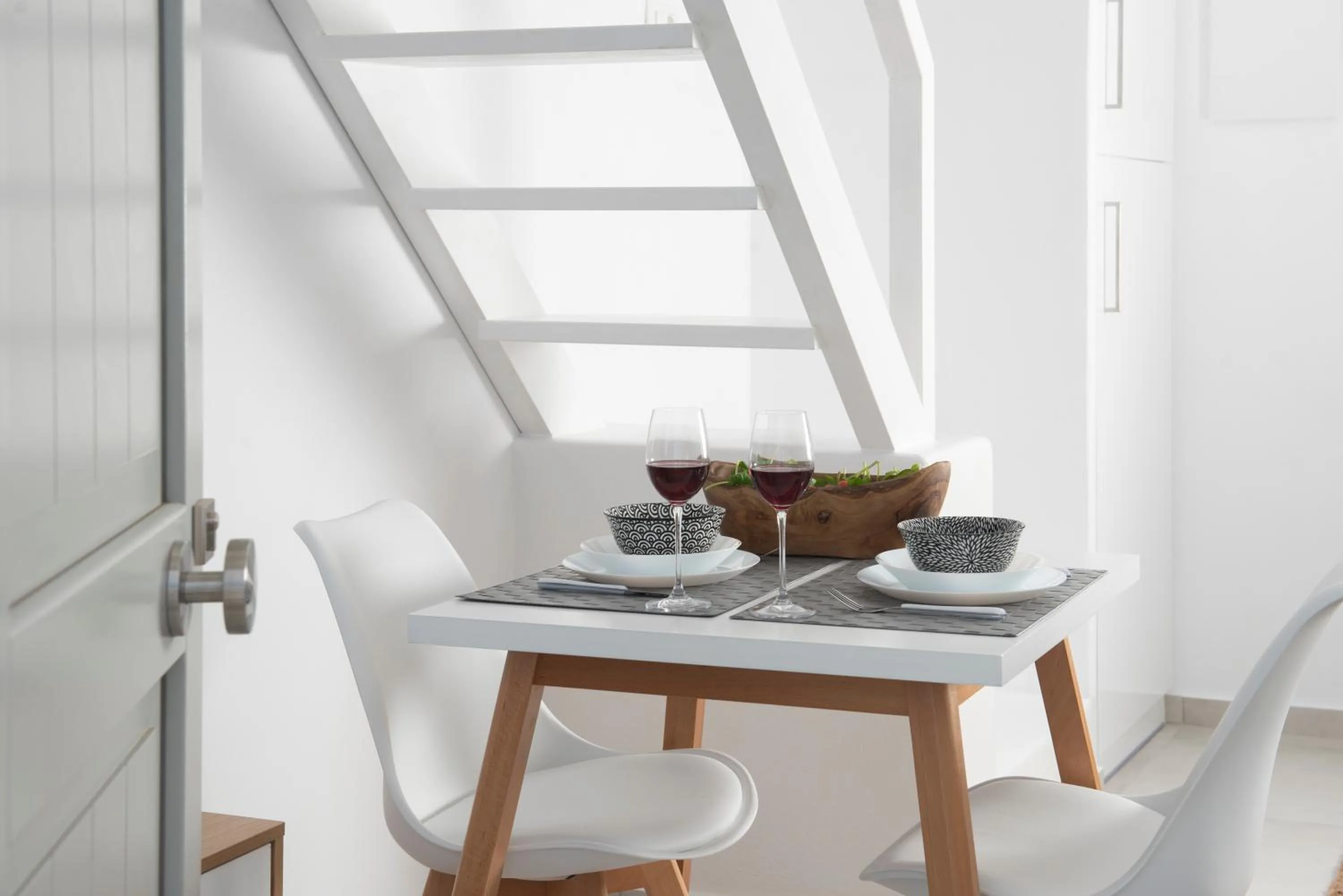 Dining area in White Orchid Suites