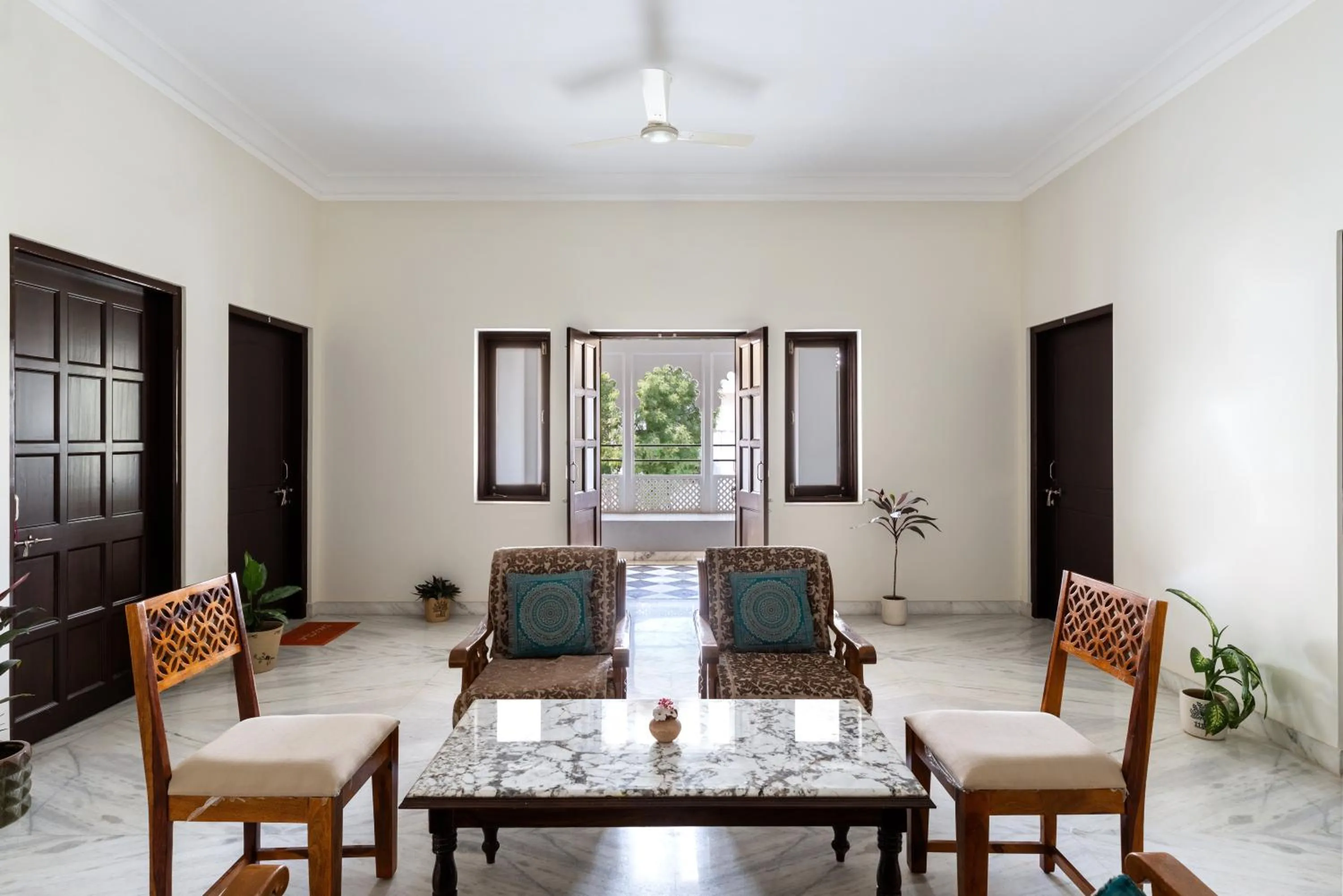 Lobby or reception in Chandra Vilas Heritage stay