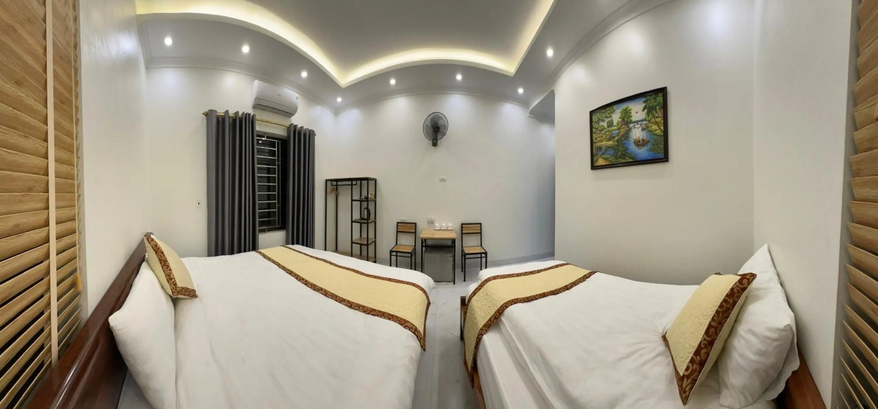 Bed in Hang Mua Sunrise Homestay