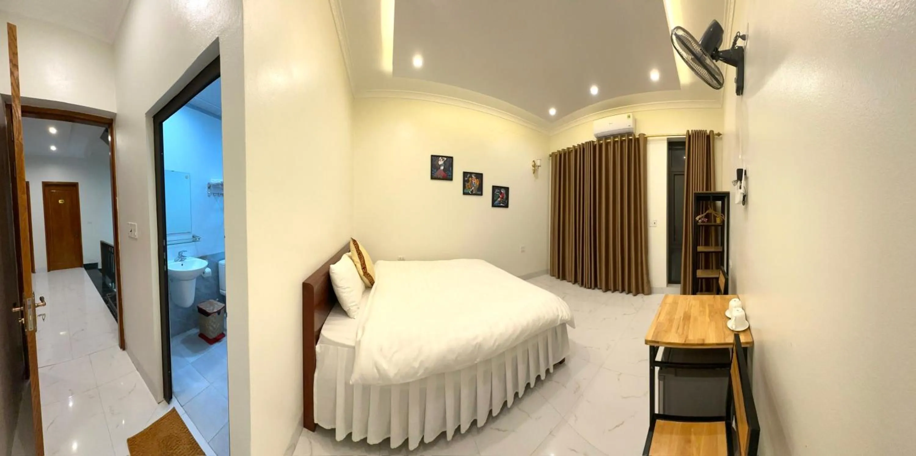 Bed in Hang Mua Sunrise Homestay