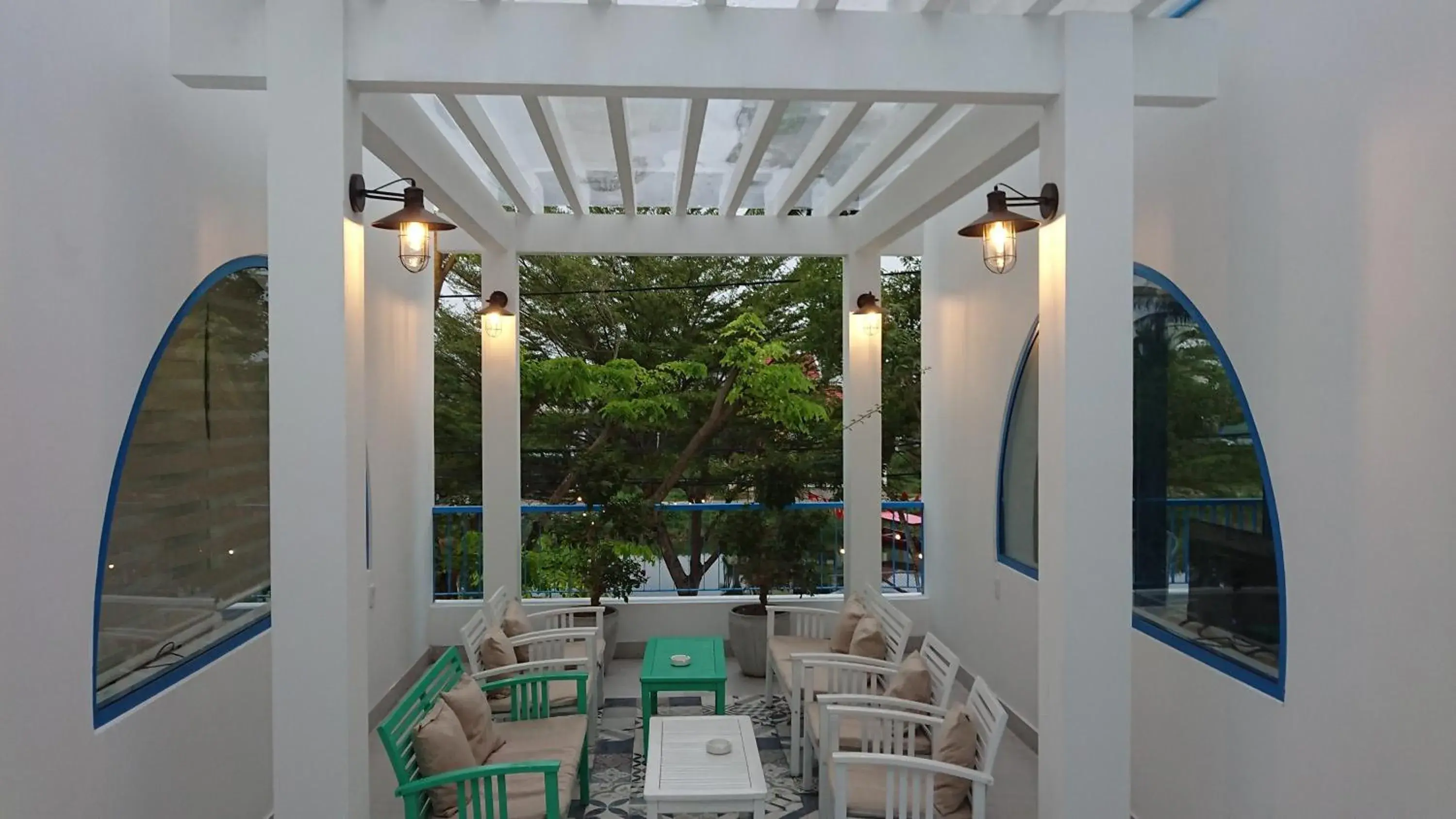 Living room in Santorin HoiAn Villa Living room in Santorin HoiAn Villa