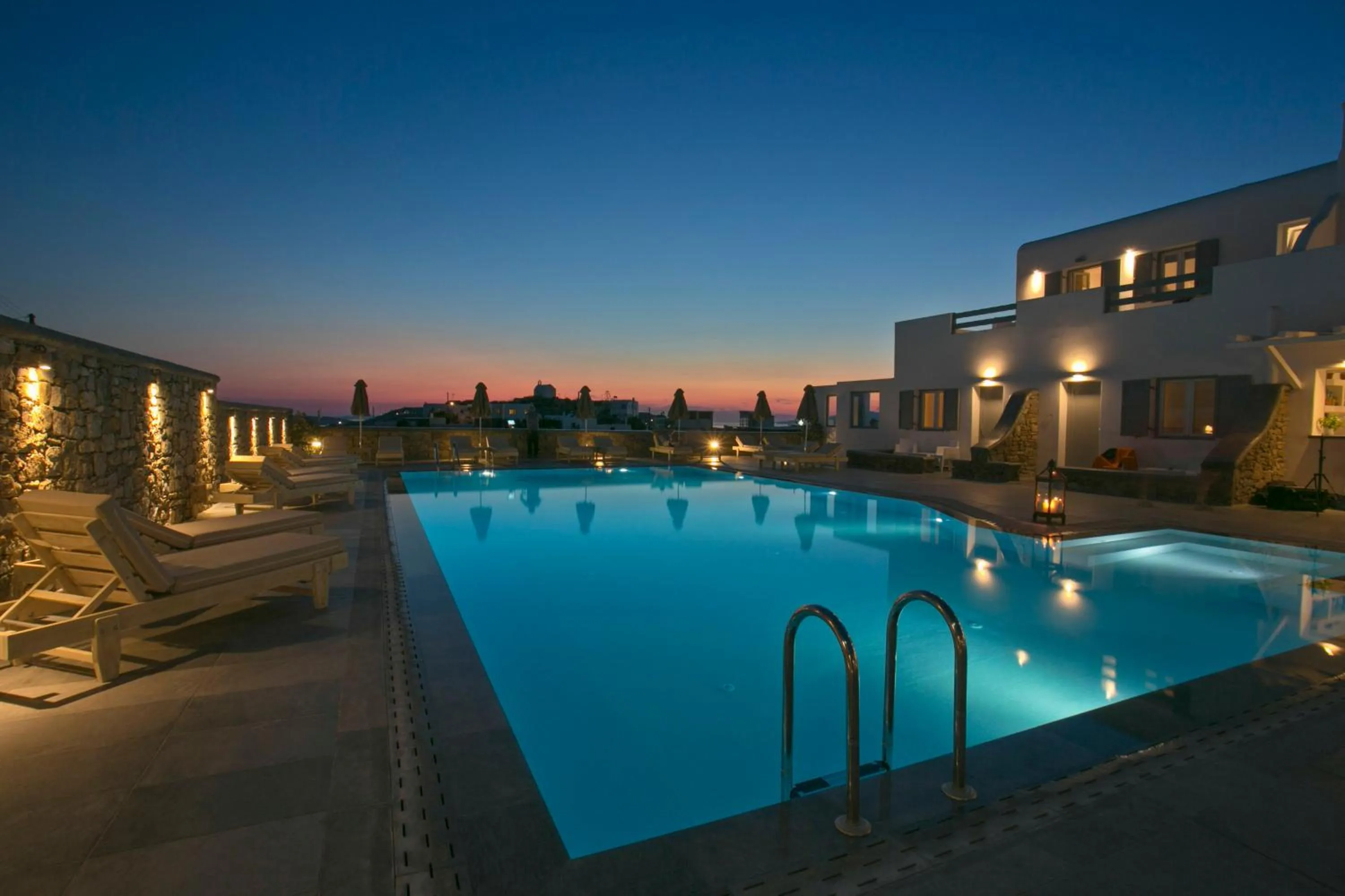 Night in Anna-Maria Mykonos Hotel