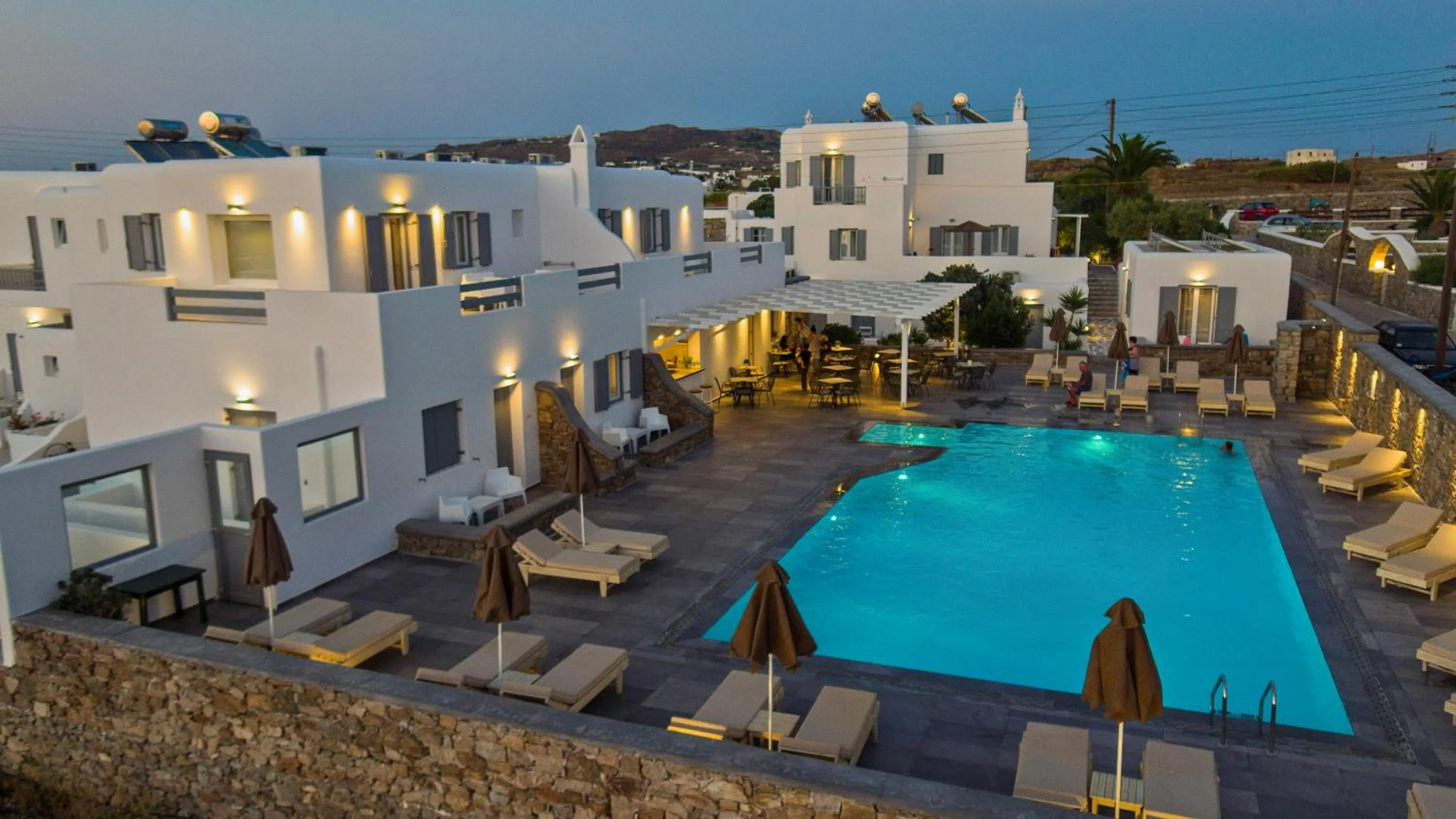 Patio in Anna-Maria Mykonos Hotel