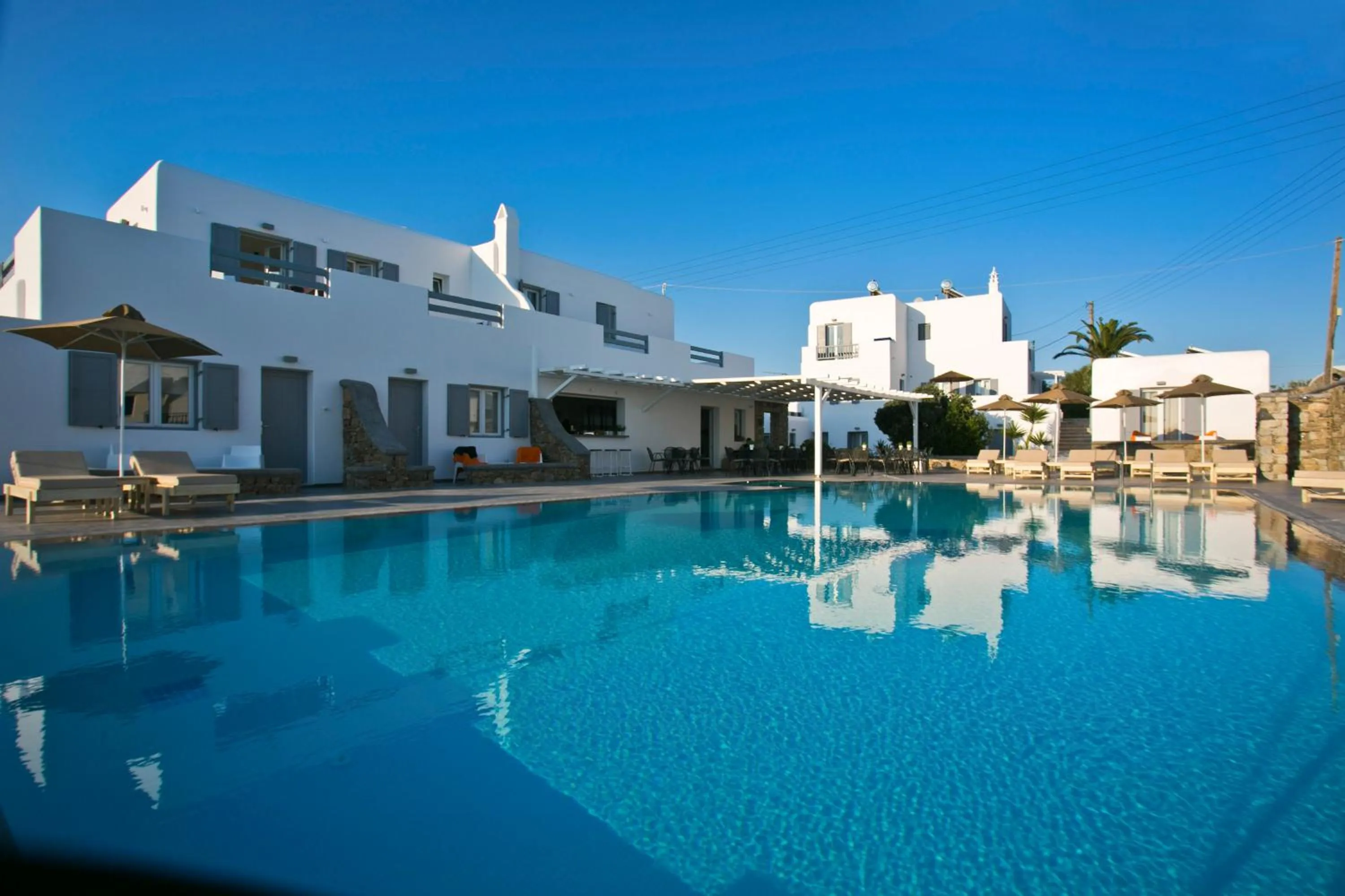 Swimming pool in Anna-Maria Mykonos Hotel