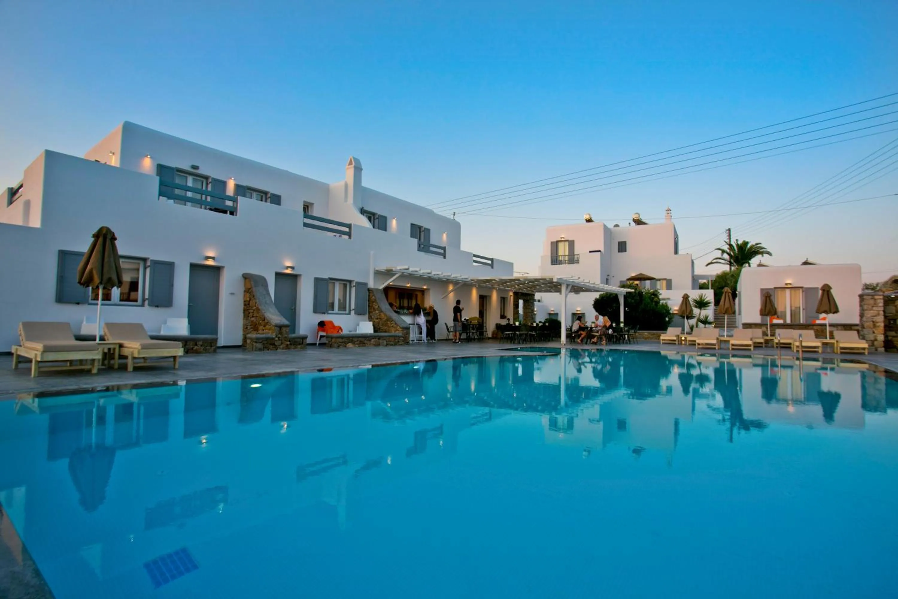 Swimming pool in Anna-Maria Mykonos Hotel