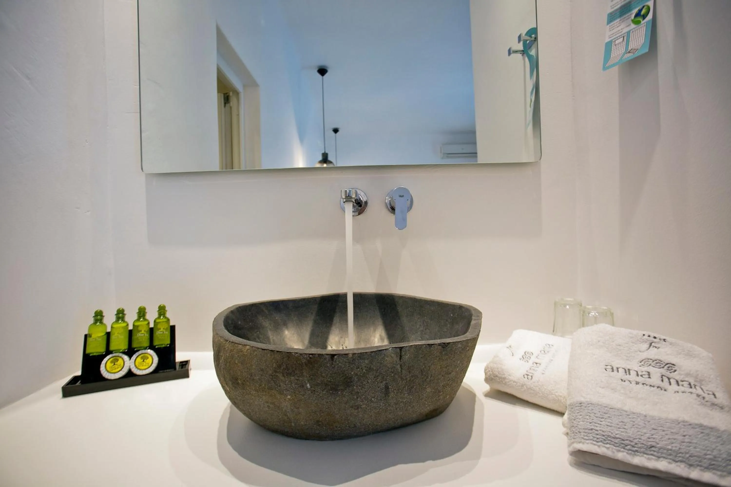 Bathroom in Anna-Maria Mykonos Hotel