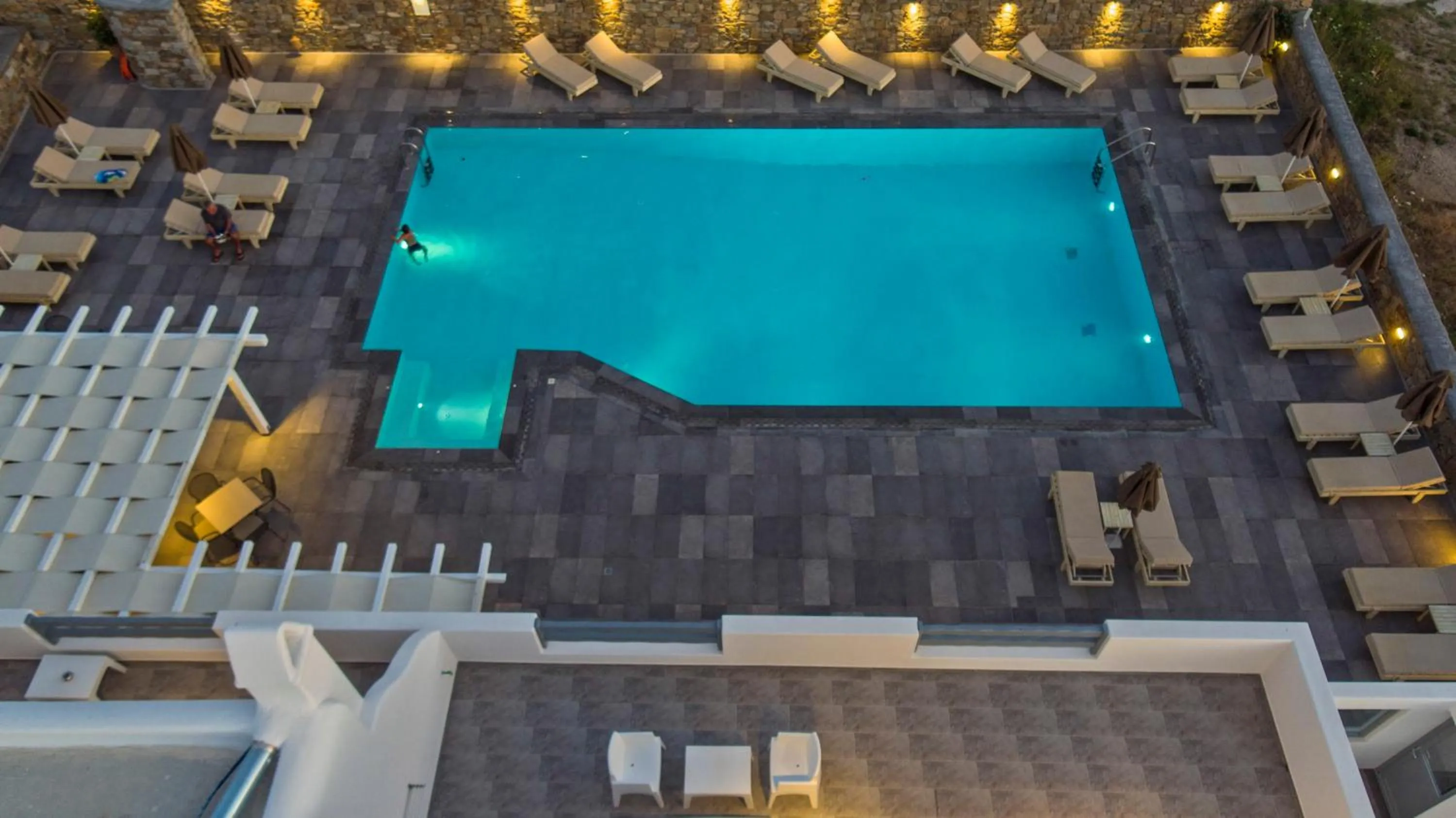 Bird's eye view in Anna-Maria Mykonos Hotel