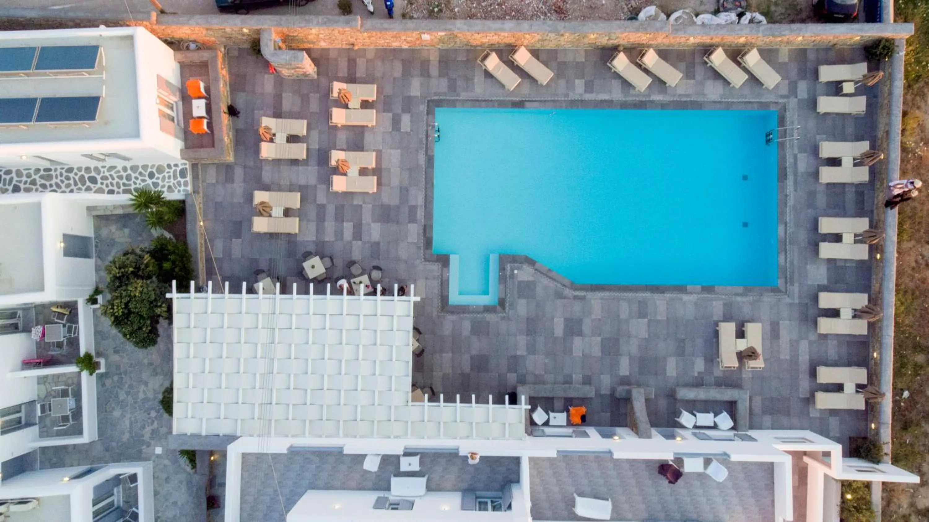 Bird's eye view in Anna-Maria Mykonos Hotel