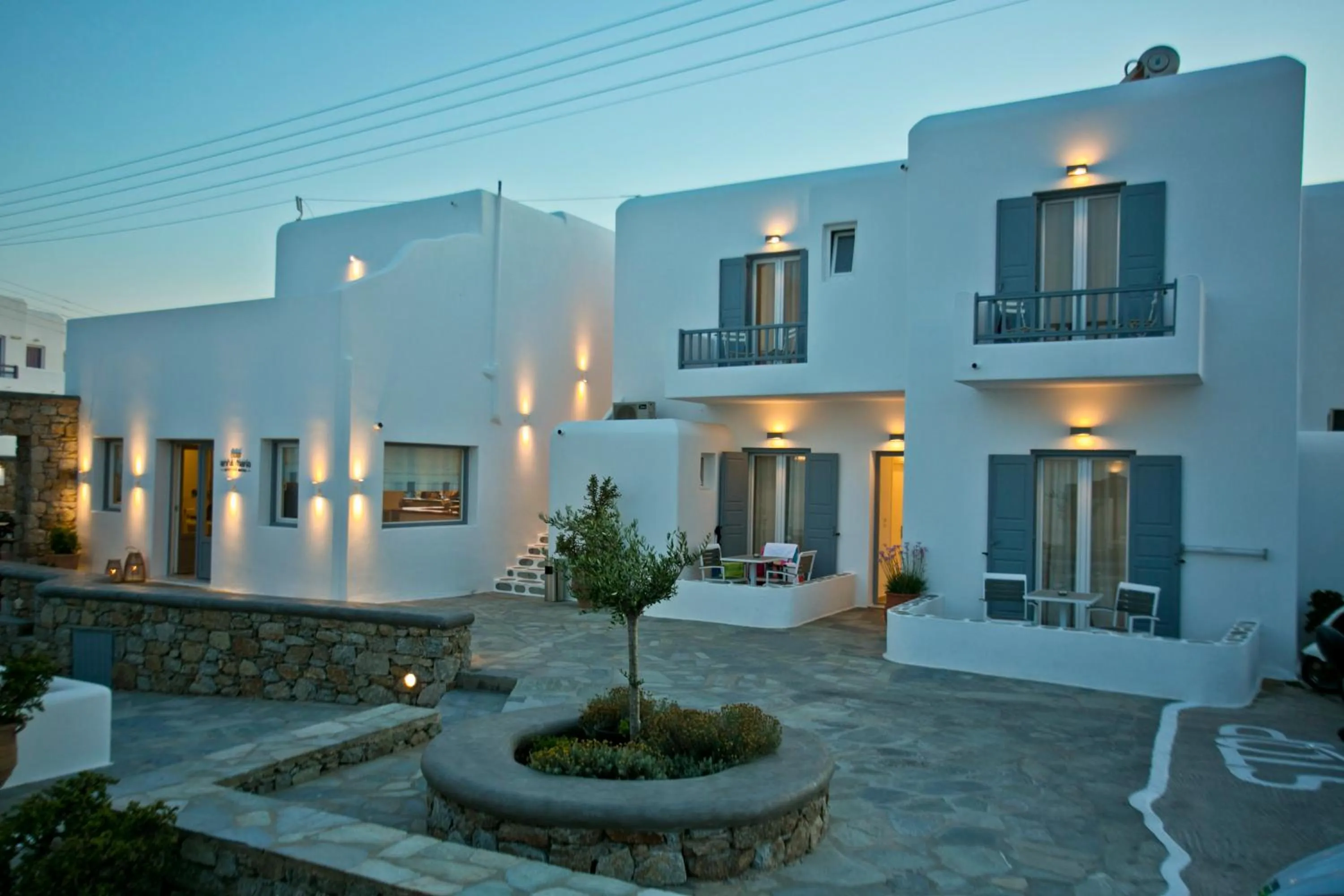 Facade/entrance in Anna-Maria Mykonos Hotel