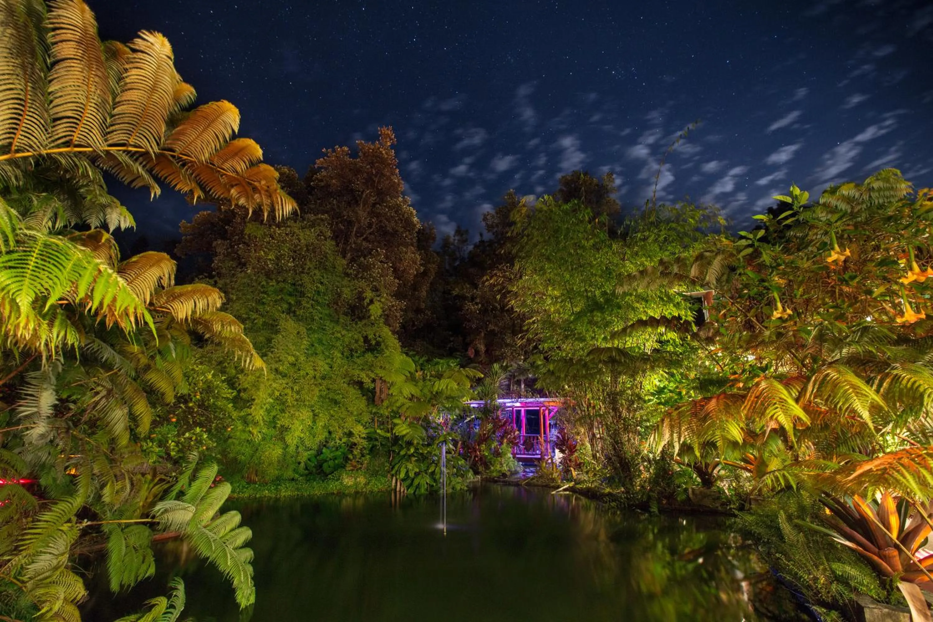 Night in Chalet Kilauea