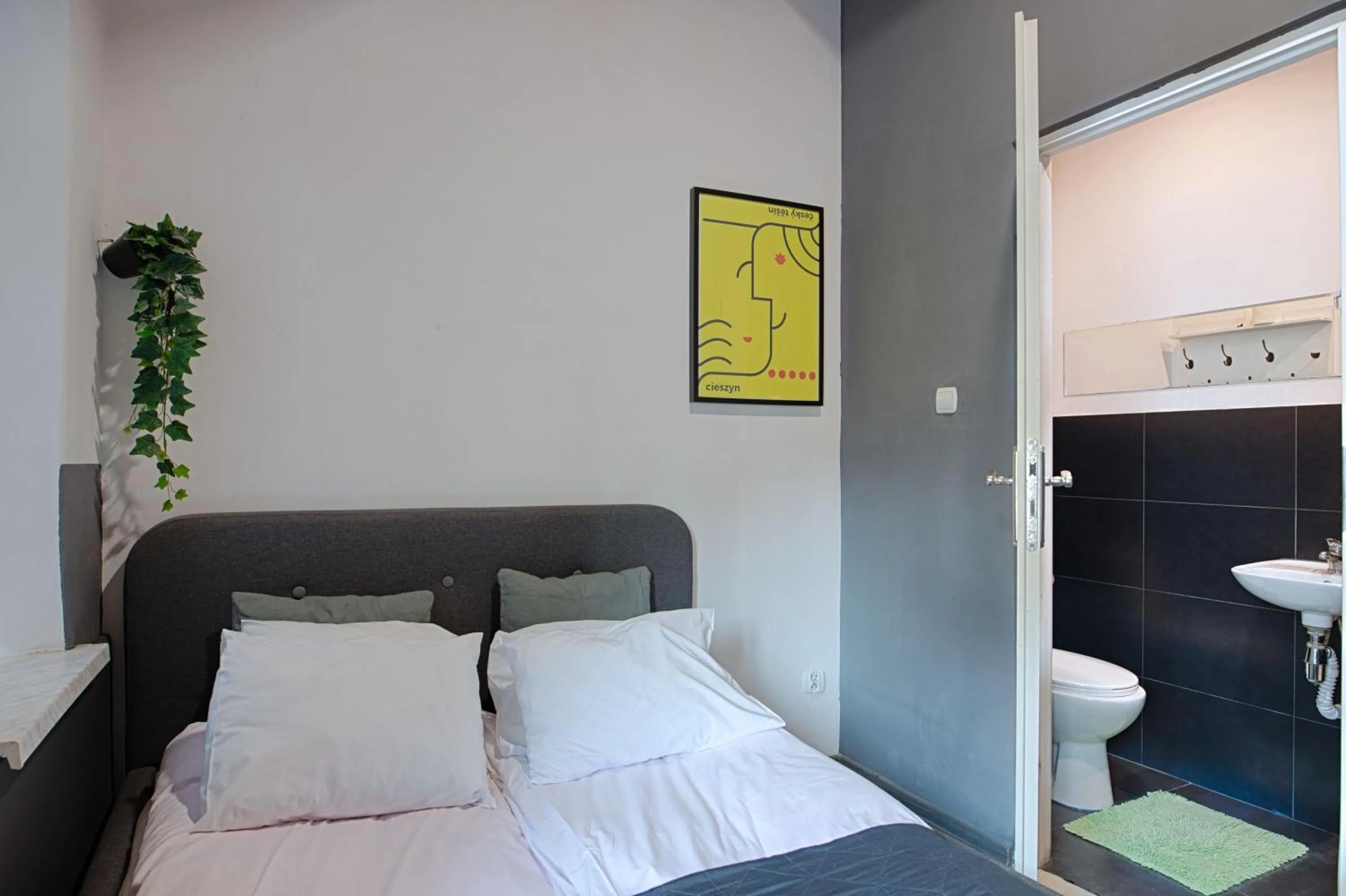 Bed in 3 Bros' Hostel Cieszyn