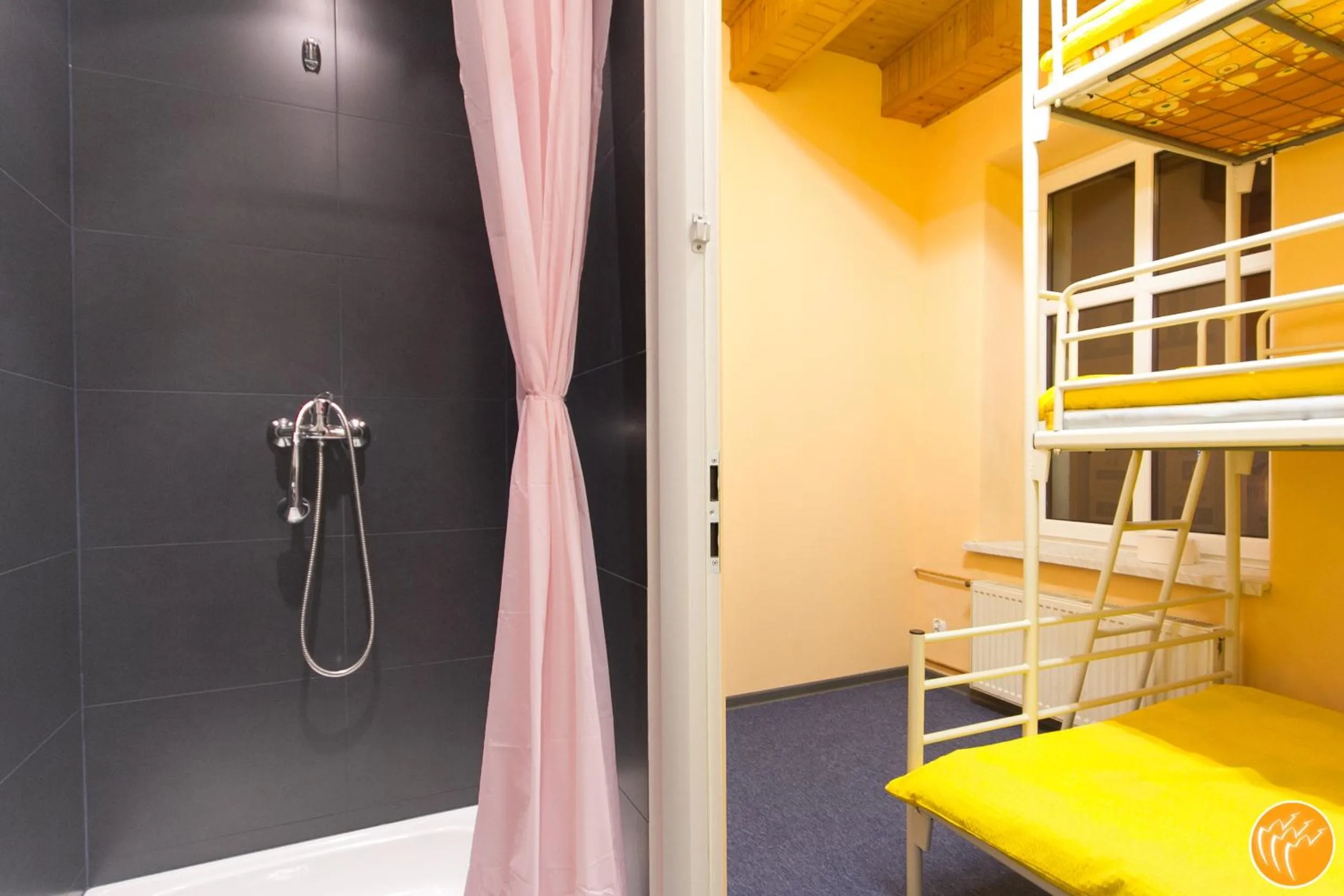 Bathroom, Bed in 3 Bros' Hostel Cieszyn