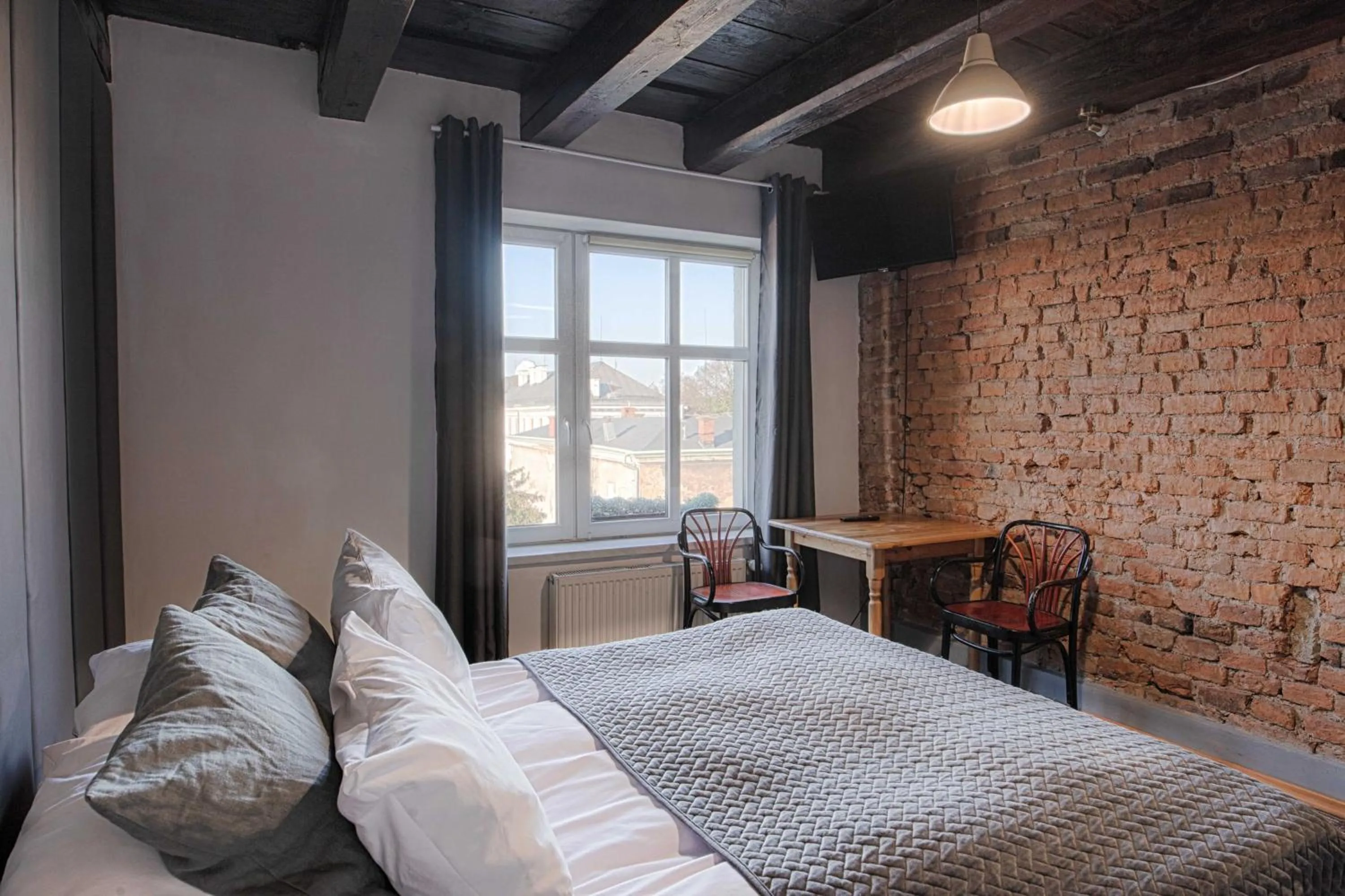 Bed in 3 Bros' Hostel Cieszyn