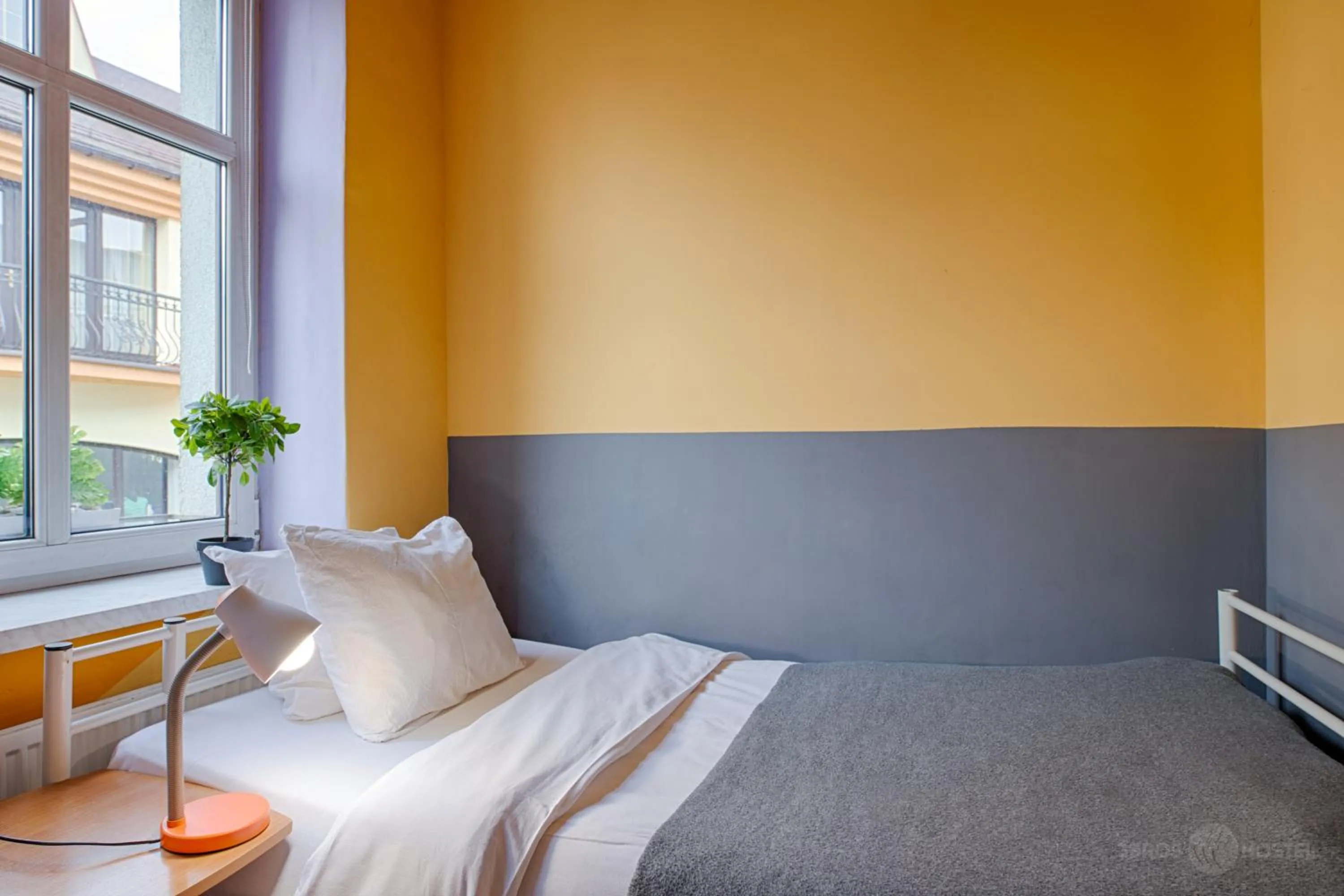 Bed in 3 Bros' Hostel Cieszyn