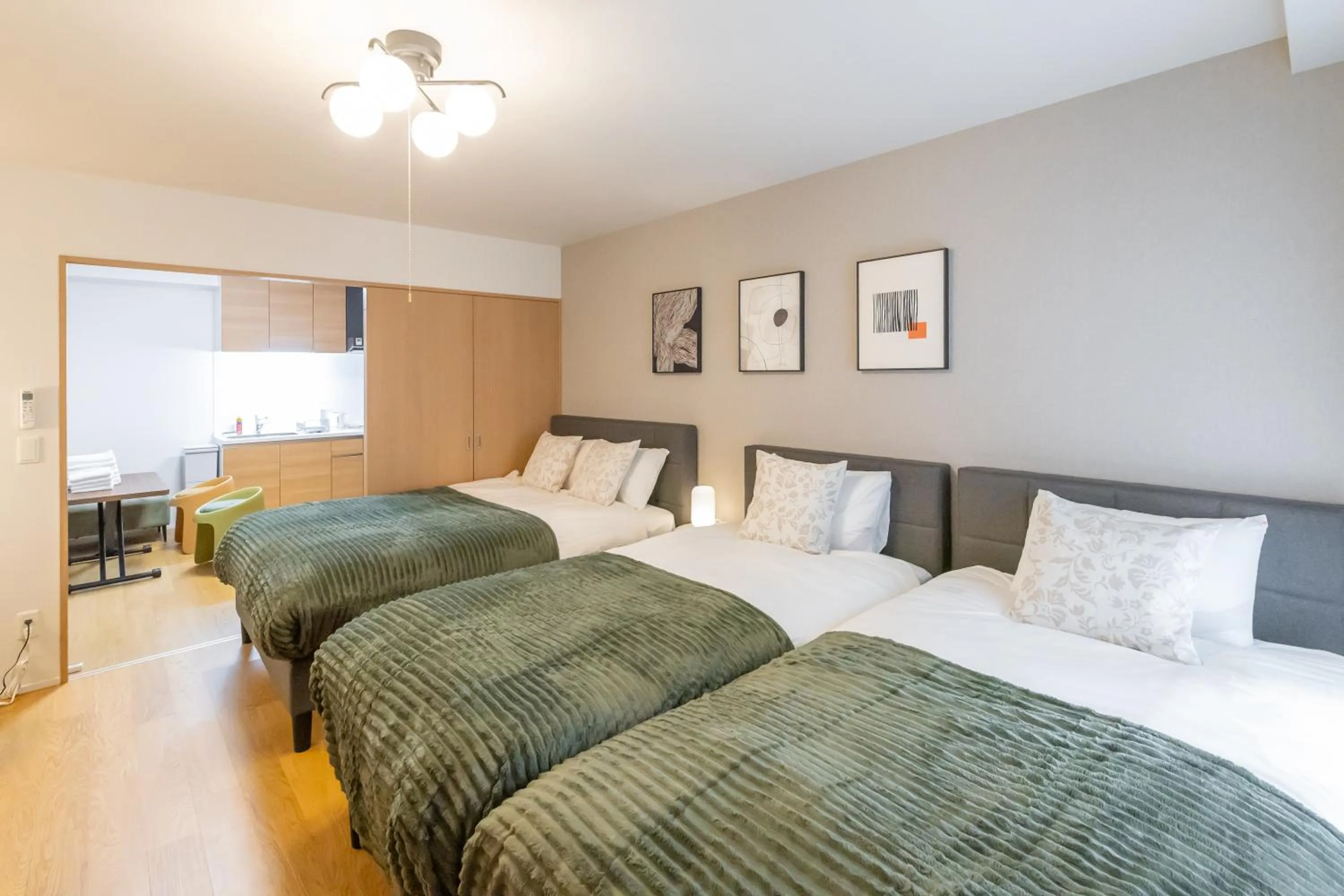 Bed in Shin-Imamiya Grand F