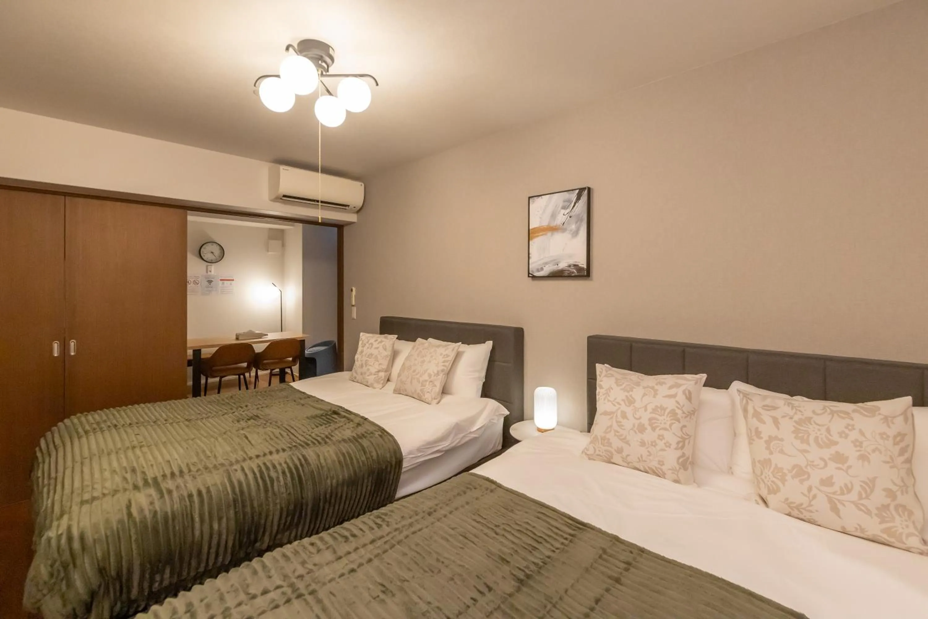 Bed in Shin-Imamiya Grand F