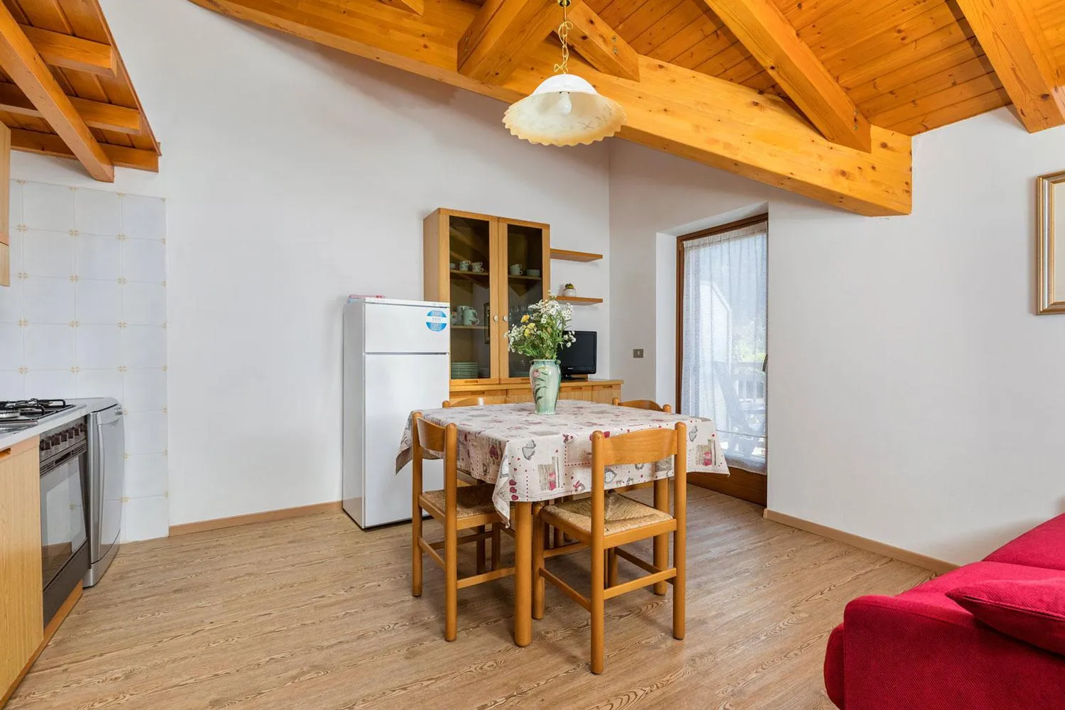 Kitchen or kitchenette in Appartamenti Residenza Pineta