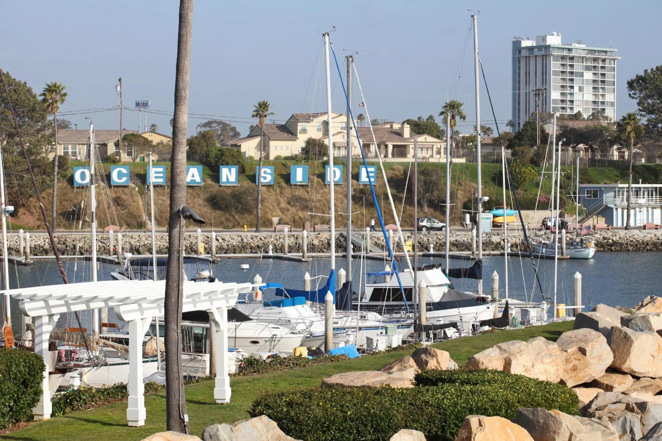 Facade/entrance in Oceanside Marina Suites - A Waterfront Hotel