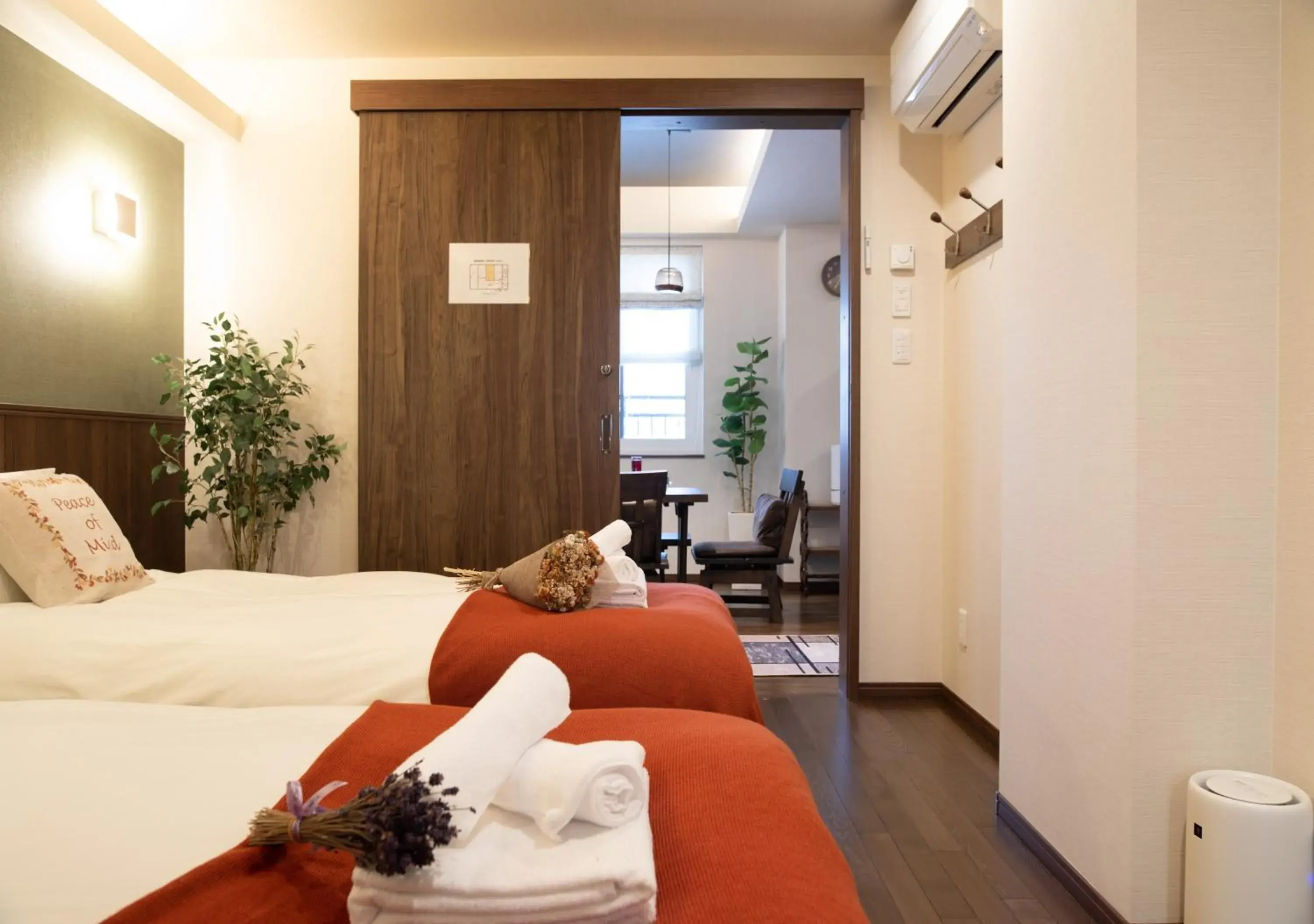 Bedroom, Bed in Miidokoro House Hotel Bedroom, Bed in Miidokoro House Hotel