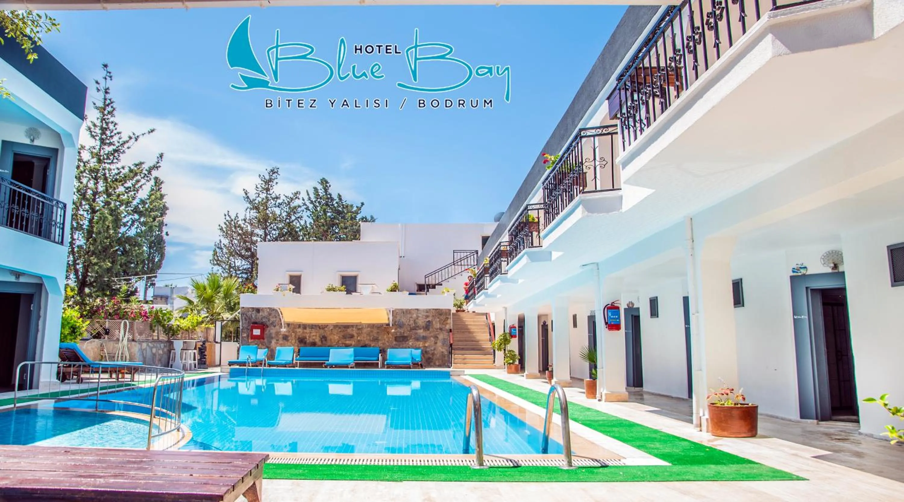 Property building in Blue Bay Beach Hotel