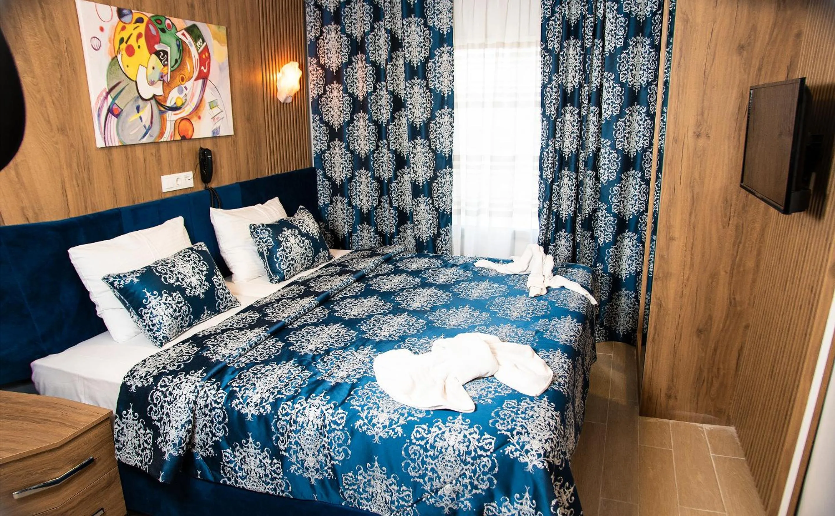 Bedroom in Blue Bay Beach Hotel