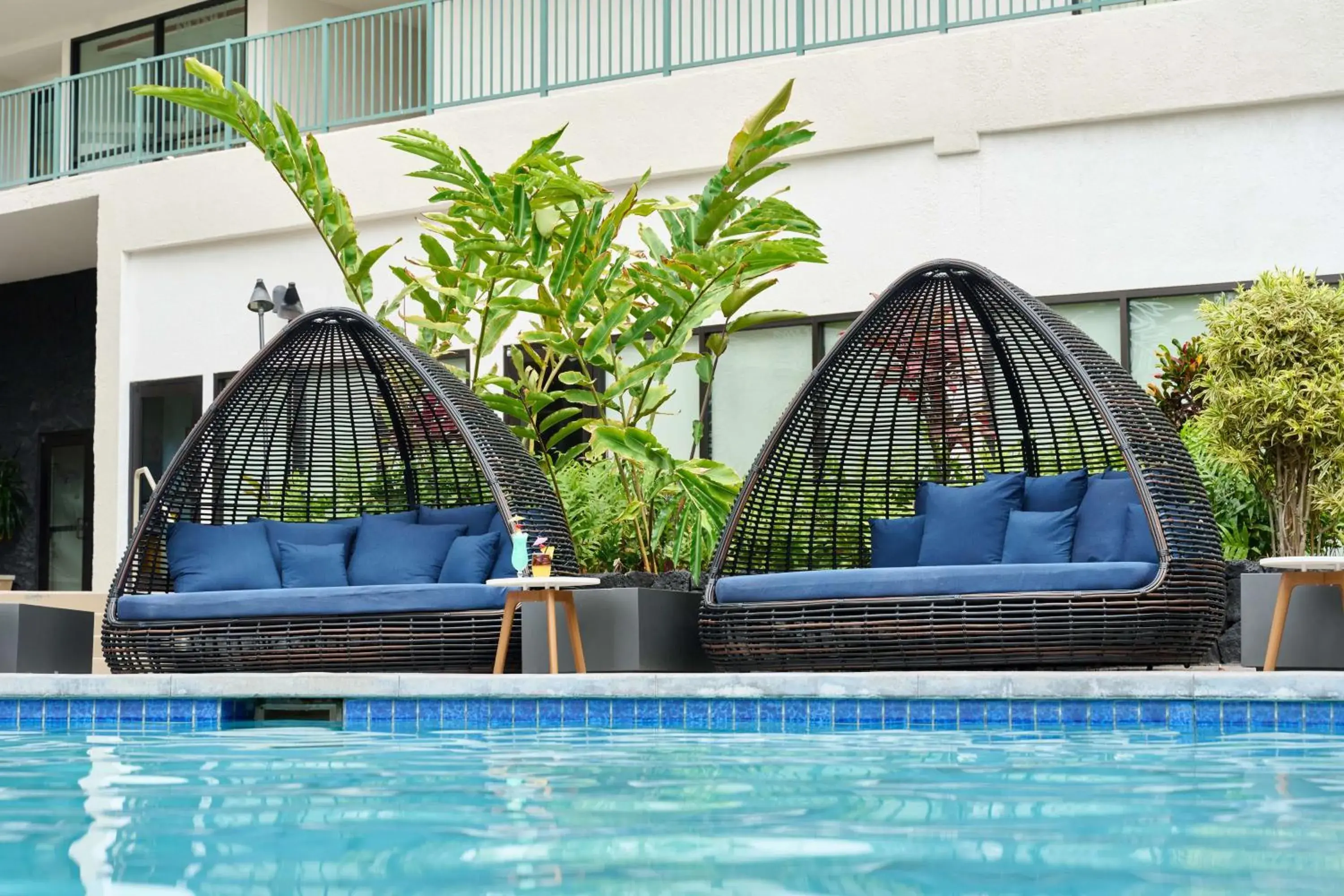 Pool view in OUTRIGGER Kona Resort and Spa Pool view in OUTRIGGER Kona Resort and Spa
