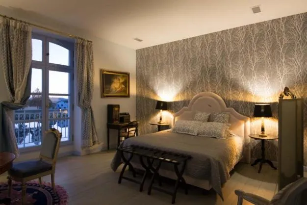 Bed in Chateau du Bec du Gave