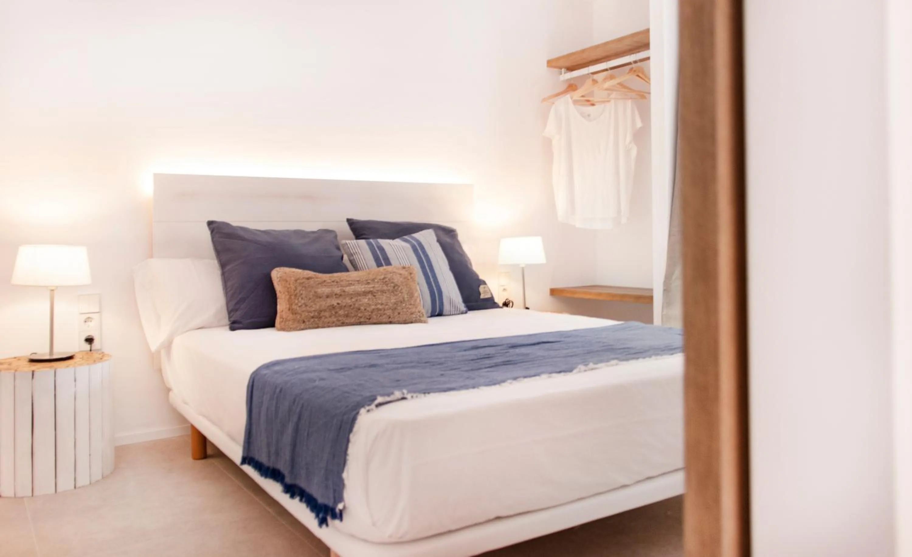 Bedroom, Bed in Bungalows Es Pins - Emar Hotels