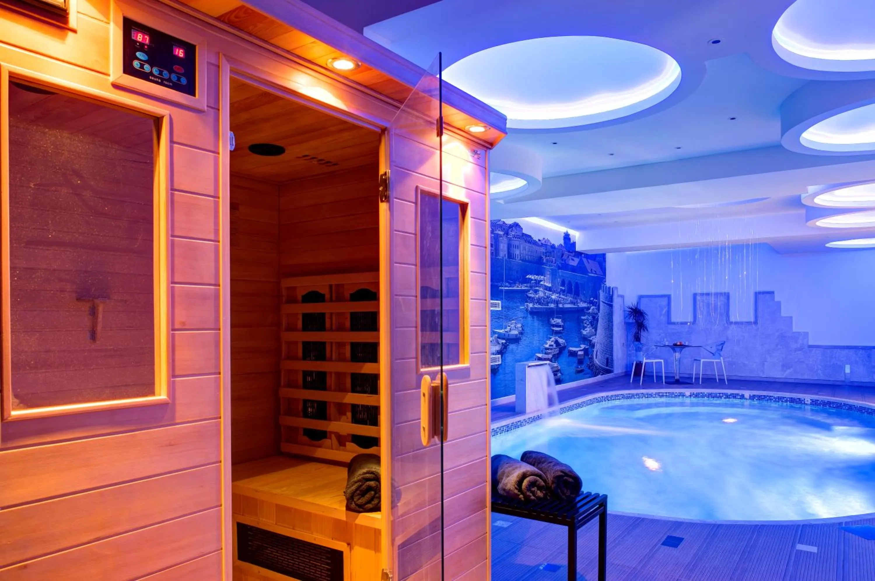 Sauna in Diamond Rain Boutique Hotel