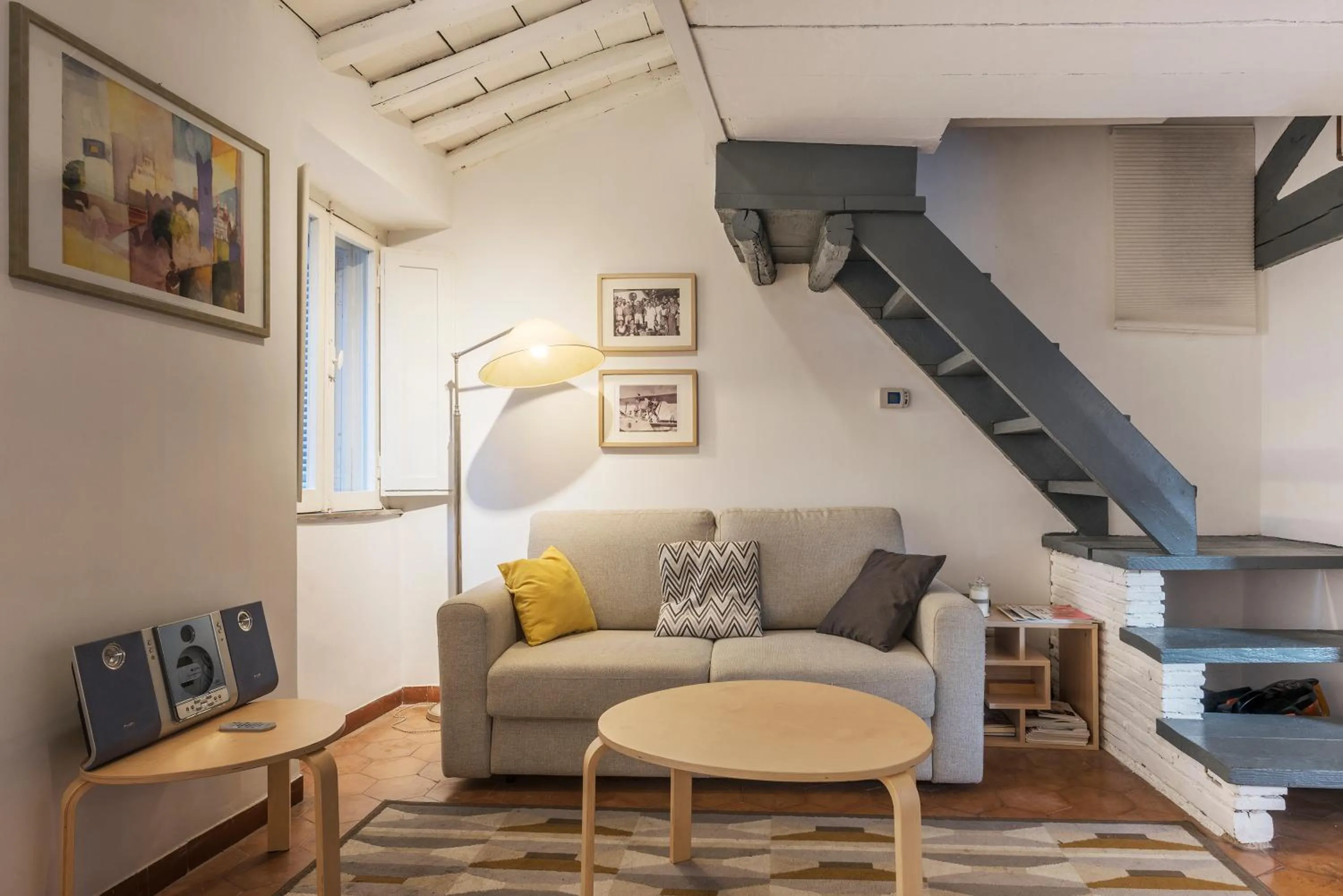 Living room in GuestHost - Charming Loft Navona