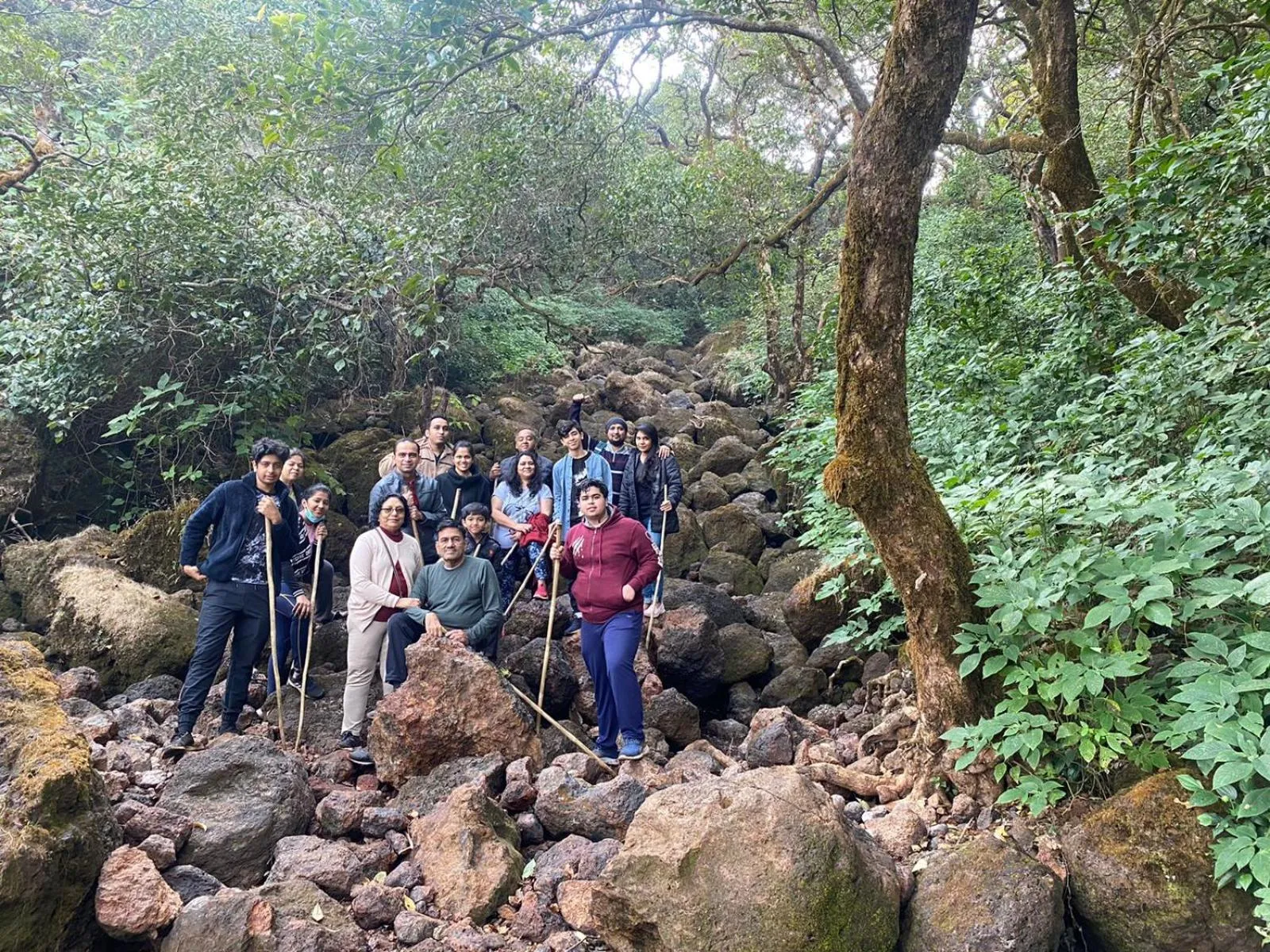 Hiking in Advait Resort Kshetra Mahabaleshwar