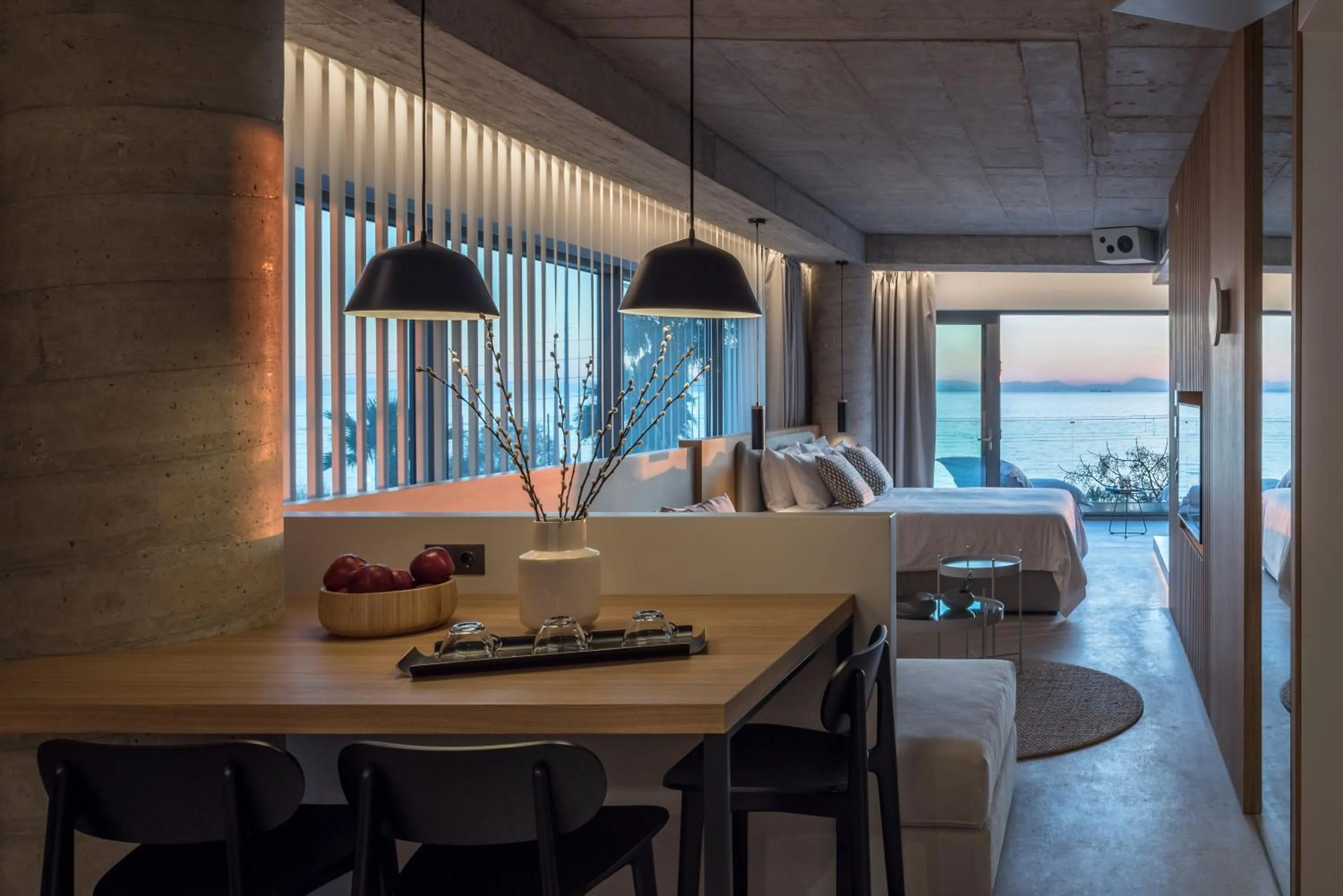 Dining area in Urban Suites