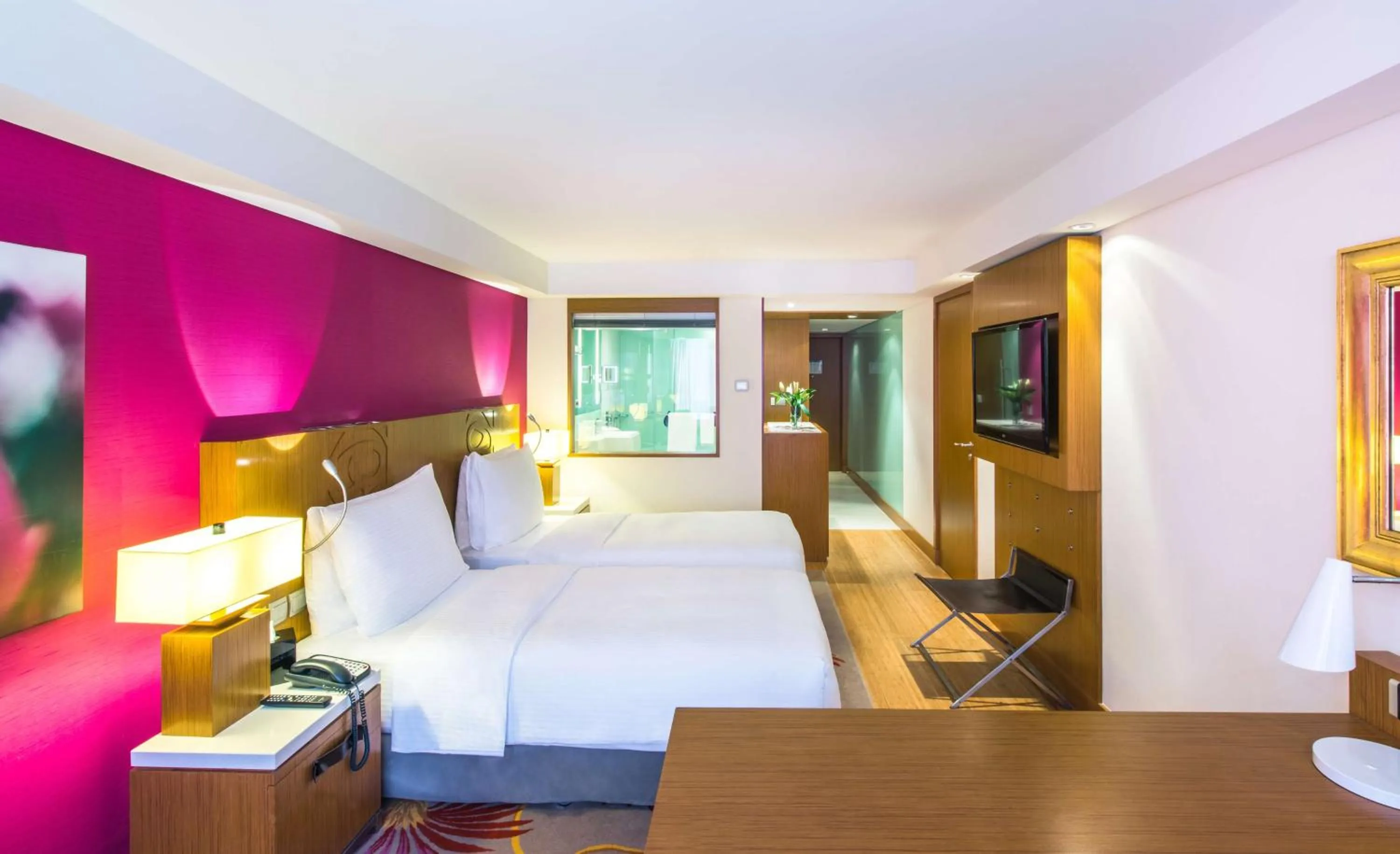 Photo of the whole room, Bed in Radisson Blu Hotel, Kuwait