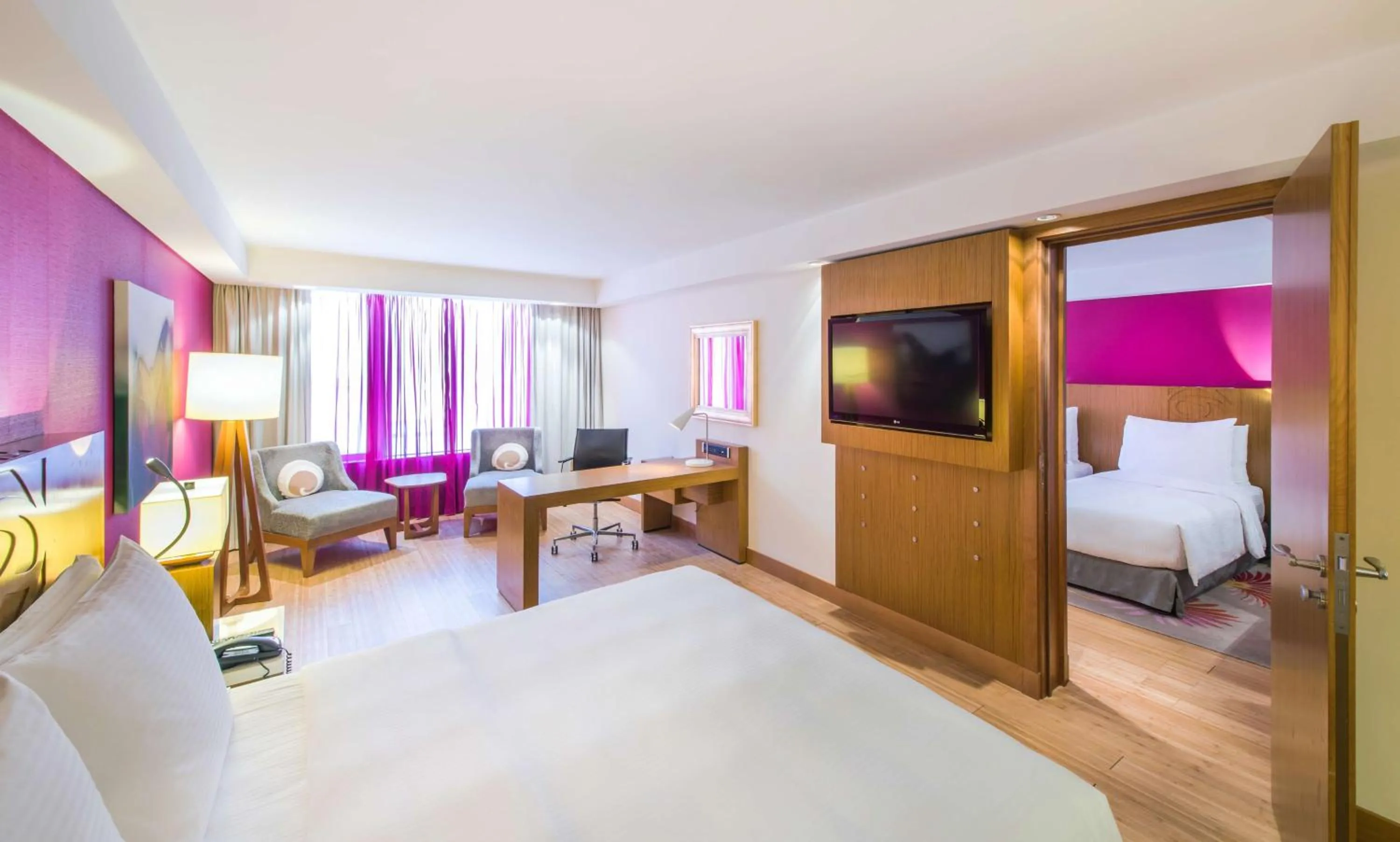 Photo of the whole room, Bed in Radisson Blu Hotel, Kuwait