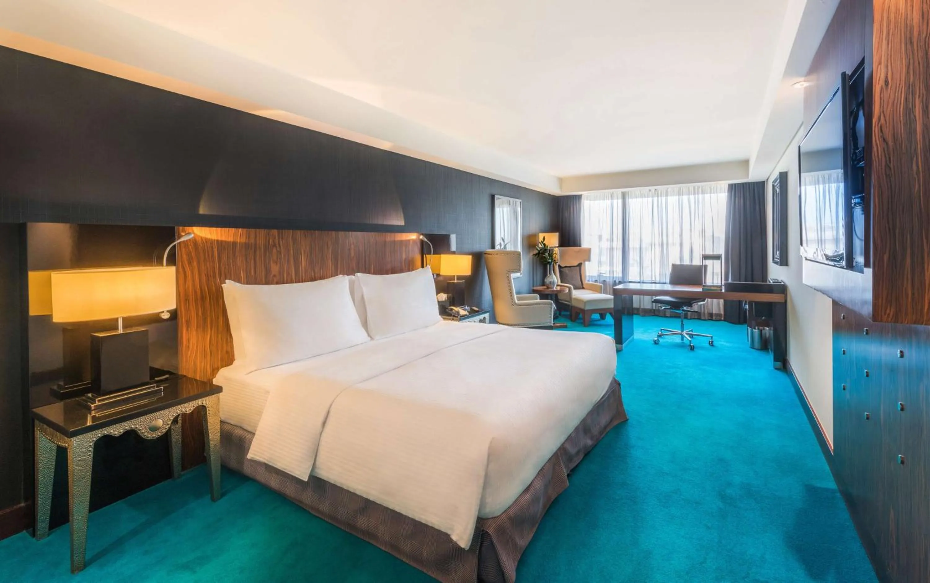 Photo of the whole room, Bed in Radisson Blu Hotel, Kuwait