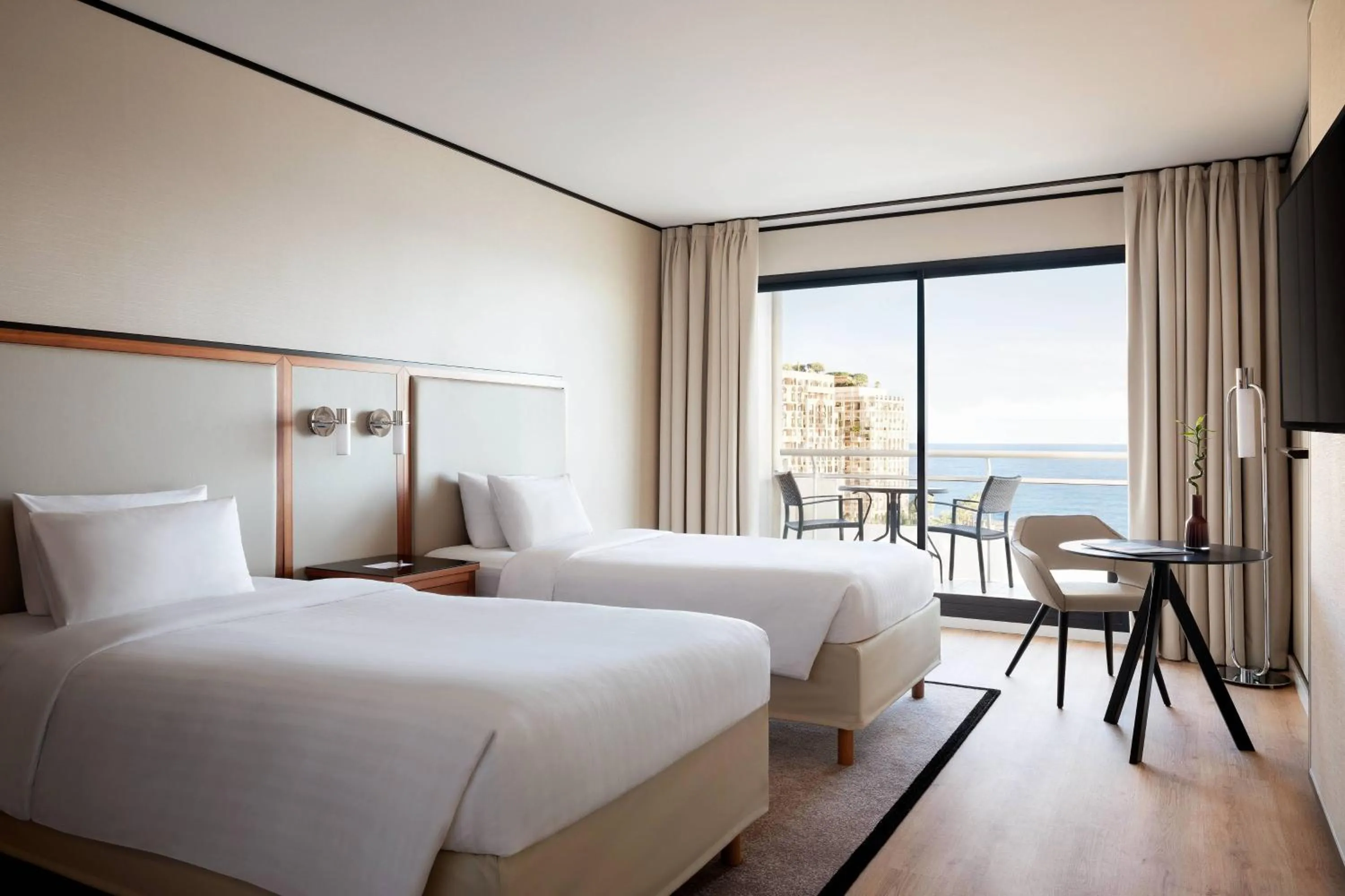 Photo of the whole room, Bed in Riviera Marriott Hotel La Porte De Monaco