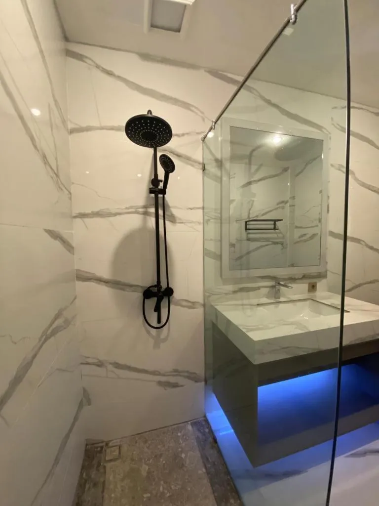 Bathroom in panfila hotel