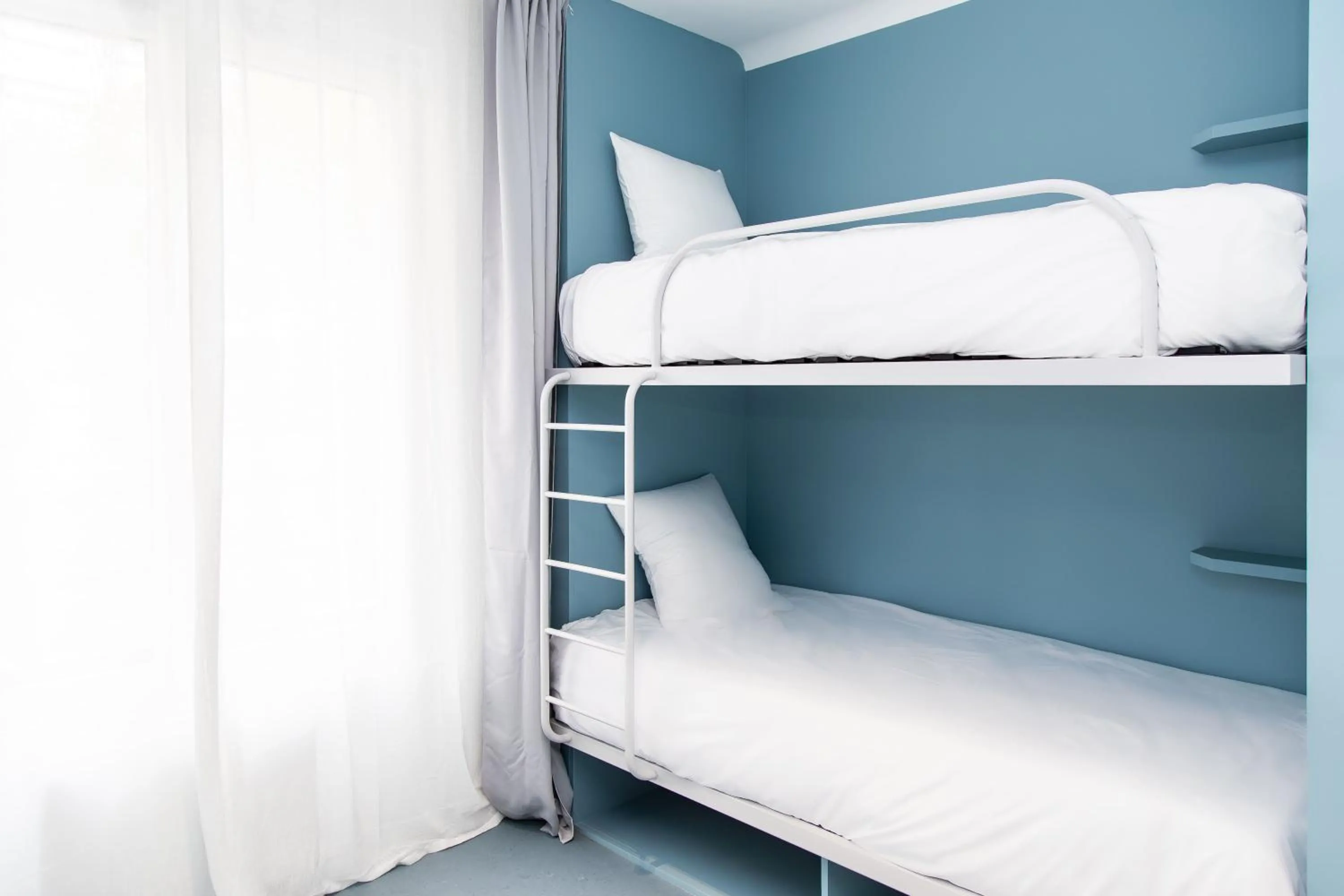 Bed in OLDEGAR Hôtel