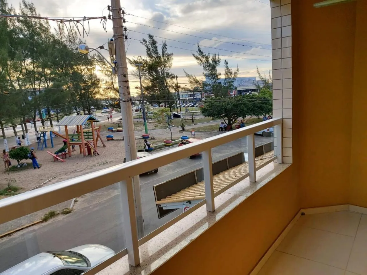 Patio in Lebanon Praia Hotel