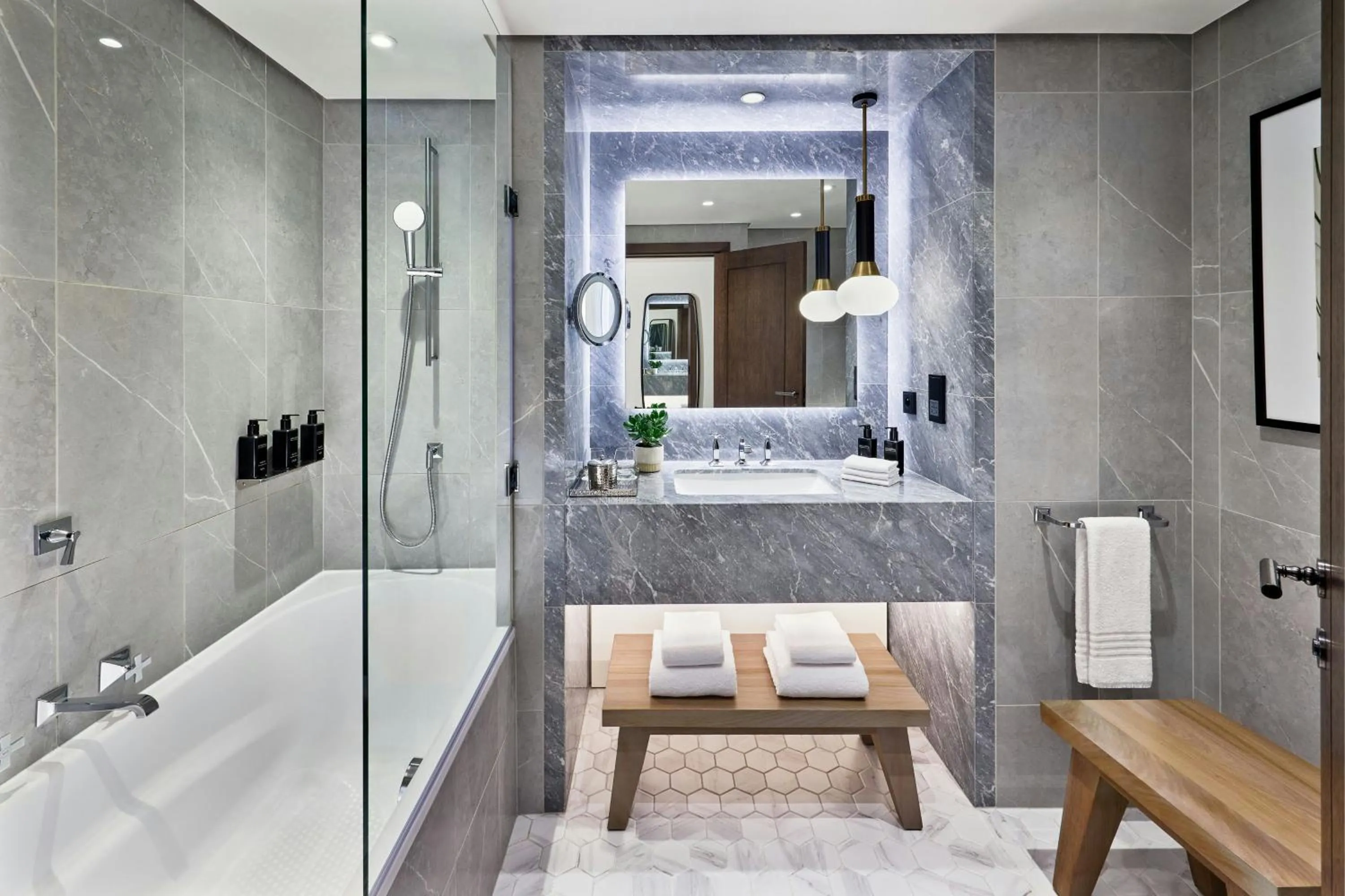 Bathroom in Paris Marriott Champs Elysees Hotel