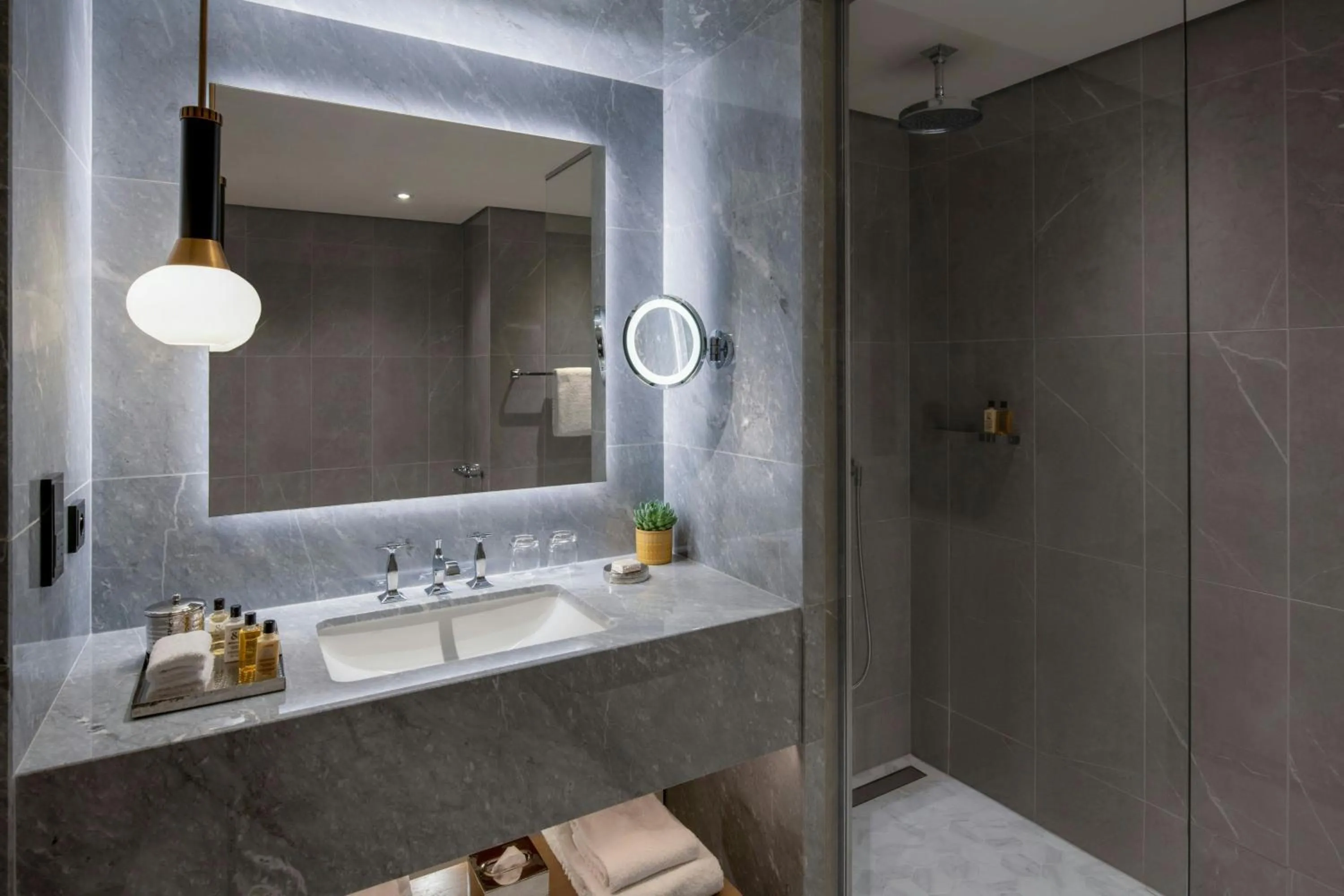 Bathroom in Paris Marriott Champs Elysees Hotel