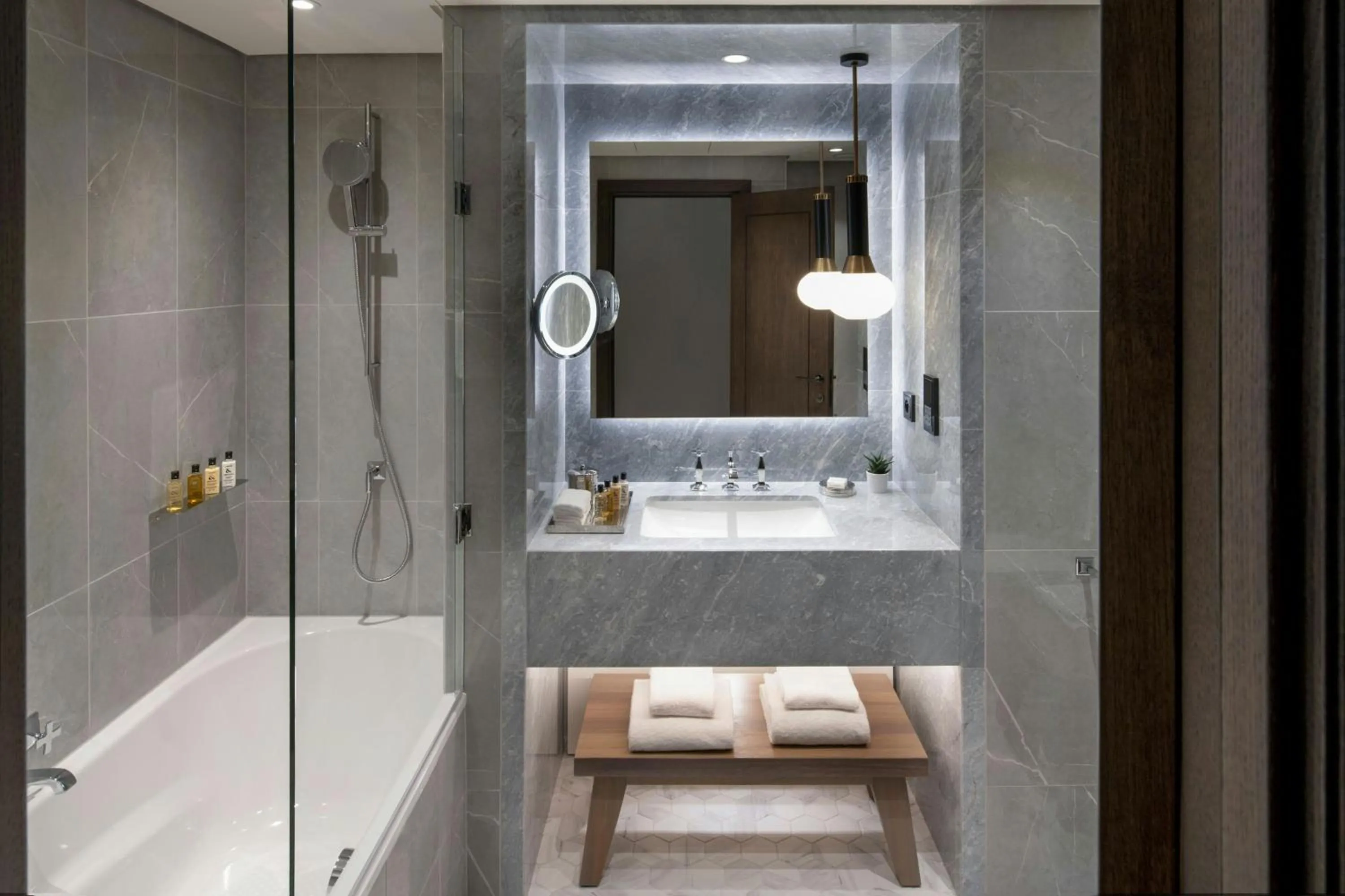 Bathroom in Paris Marriott Champs Elysees Hotel